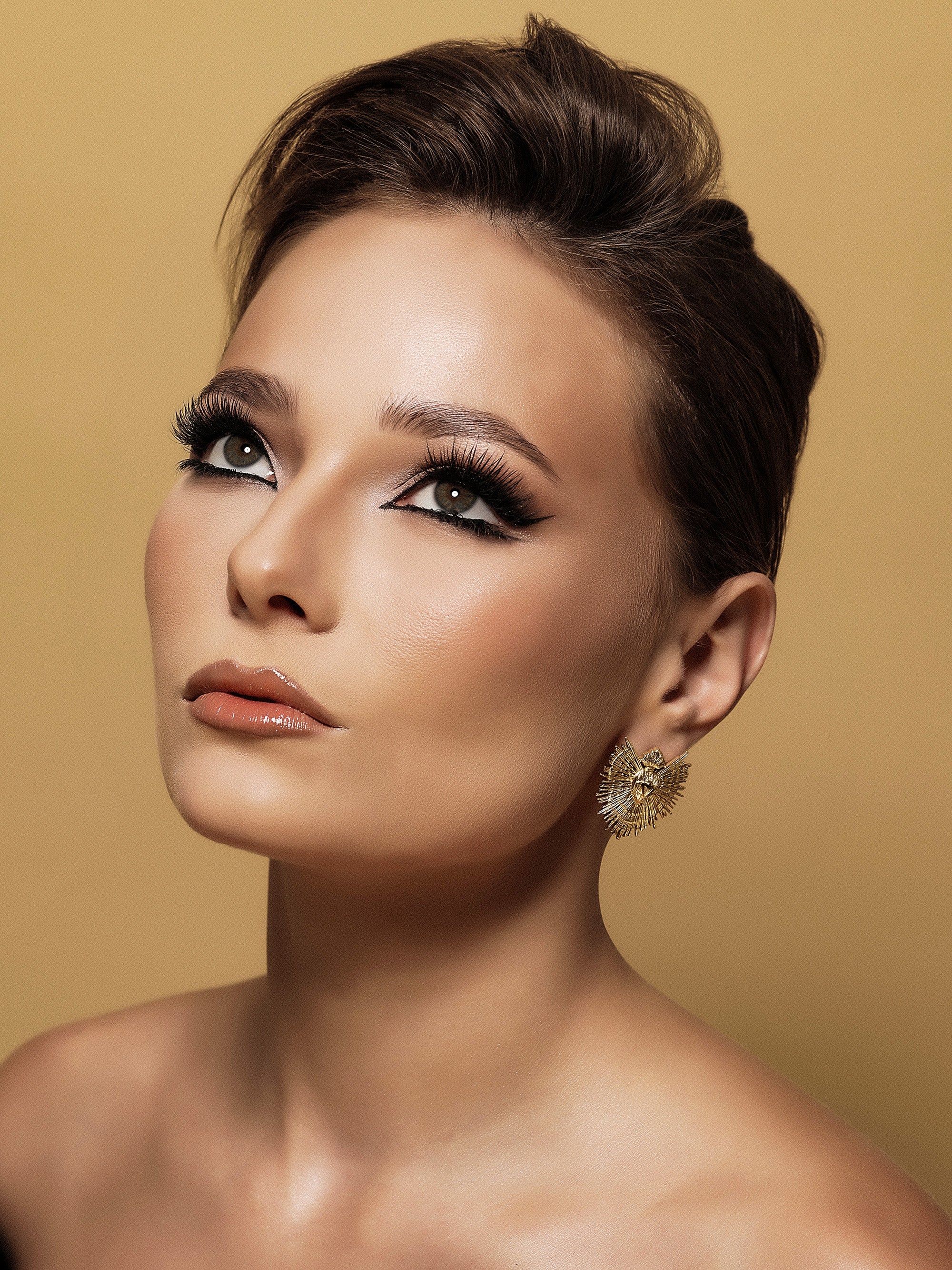 Sacred Heart Stud Earrings