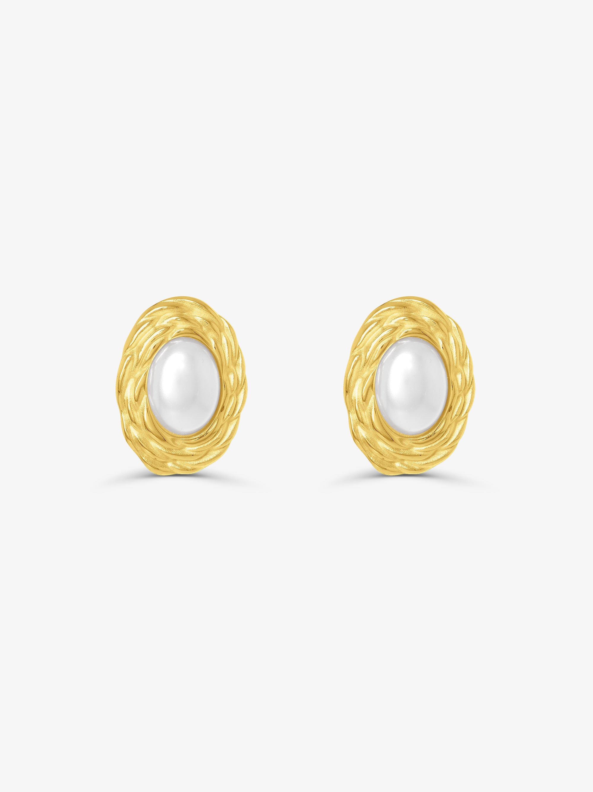 Mel Pearl Stud Earrings