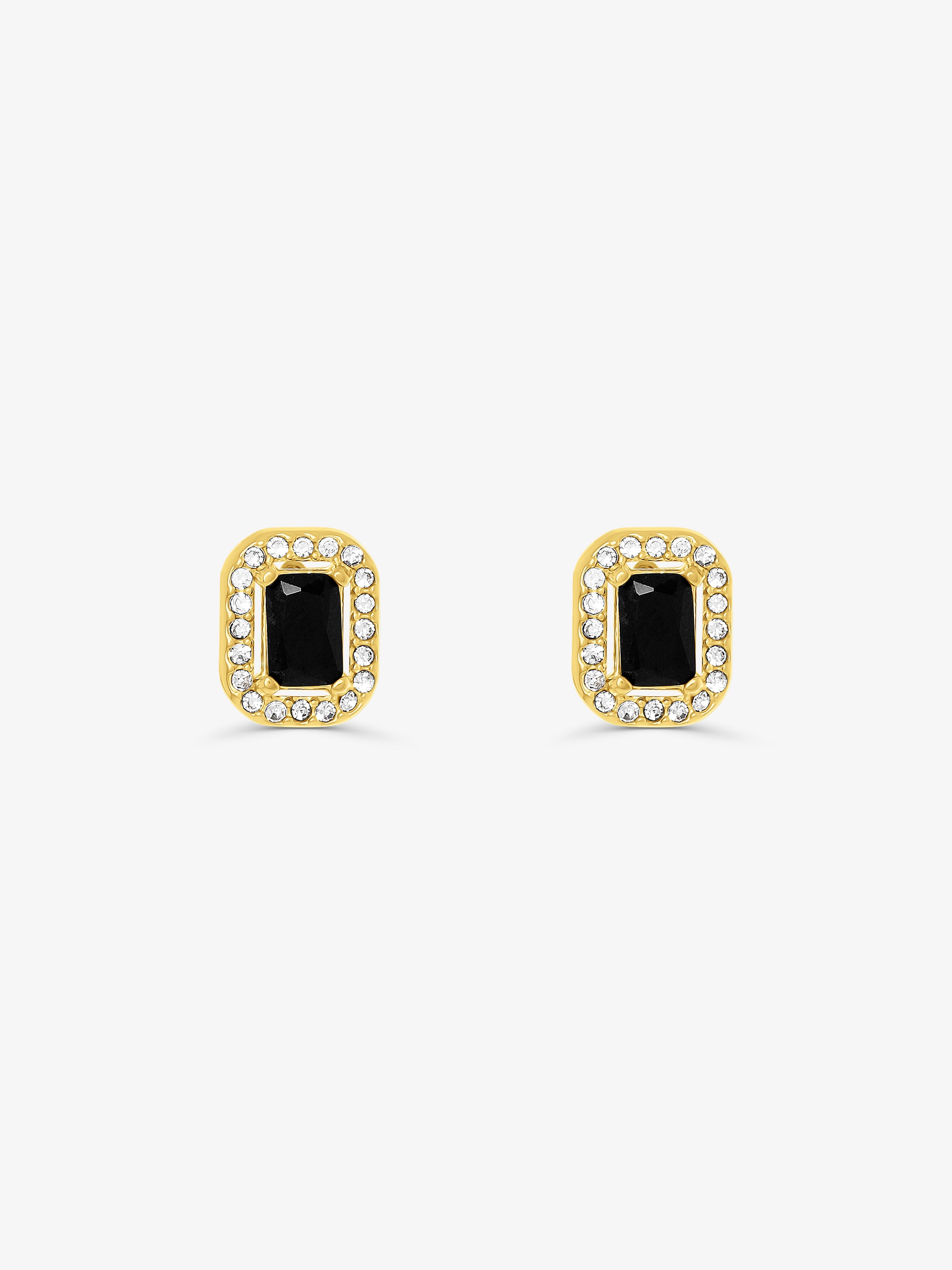 Ora Stud Earrings Black