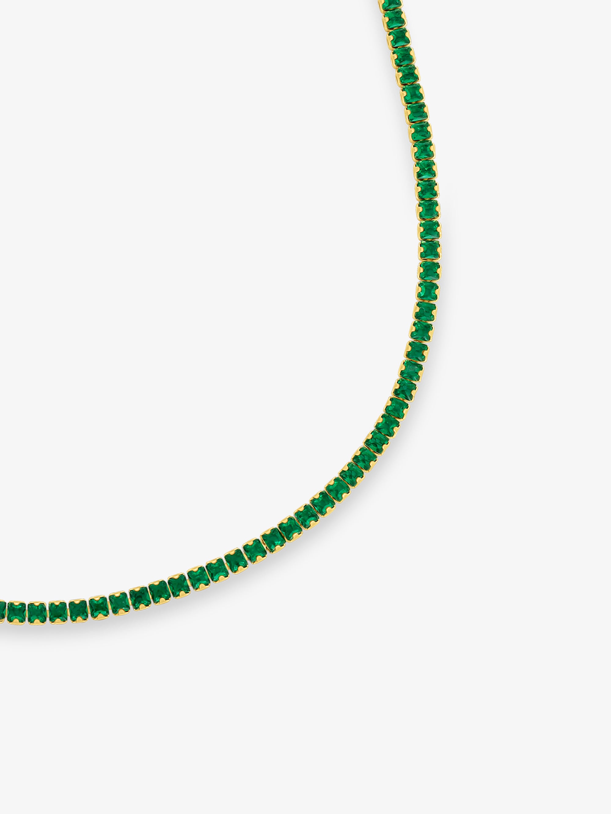 Dora Emerald Zirconia Necklace
