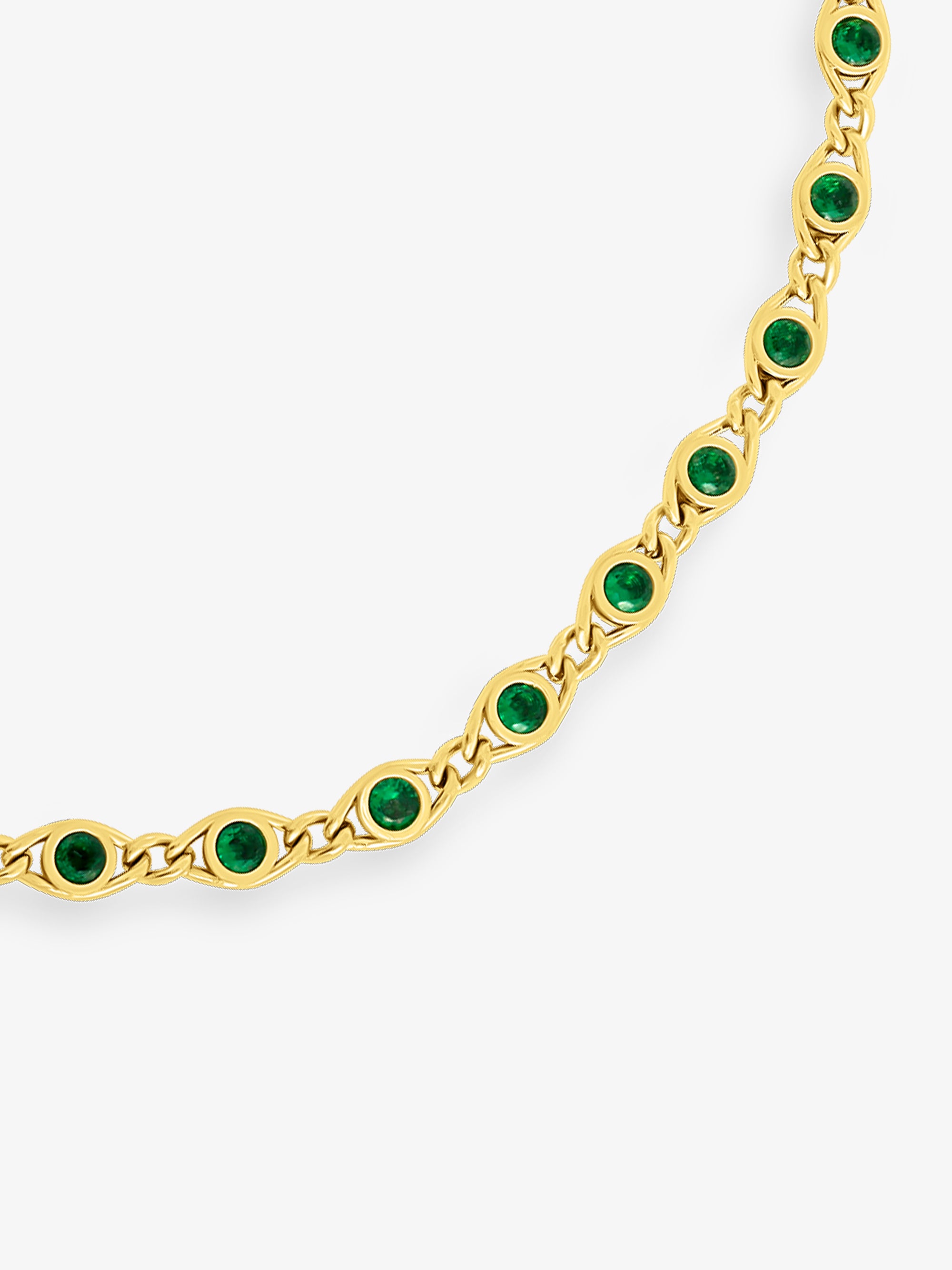 Eye Zirconia Necklace