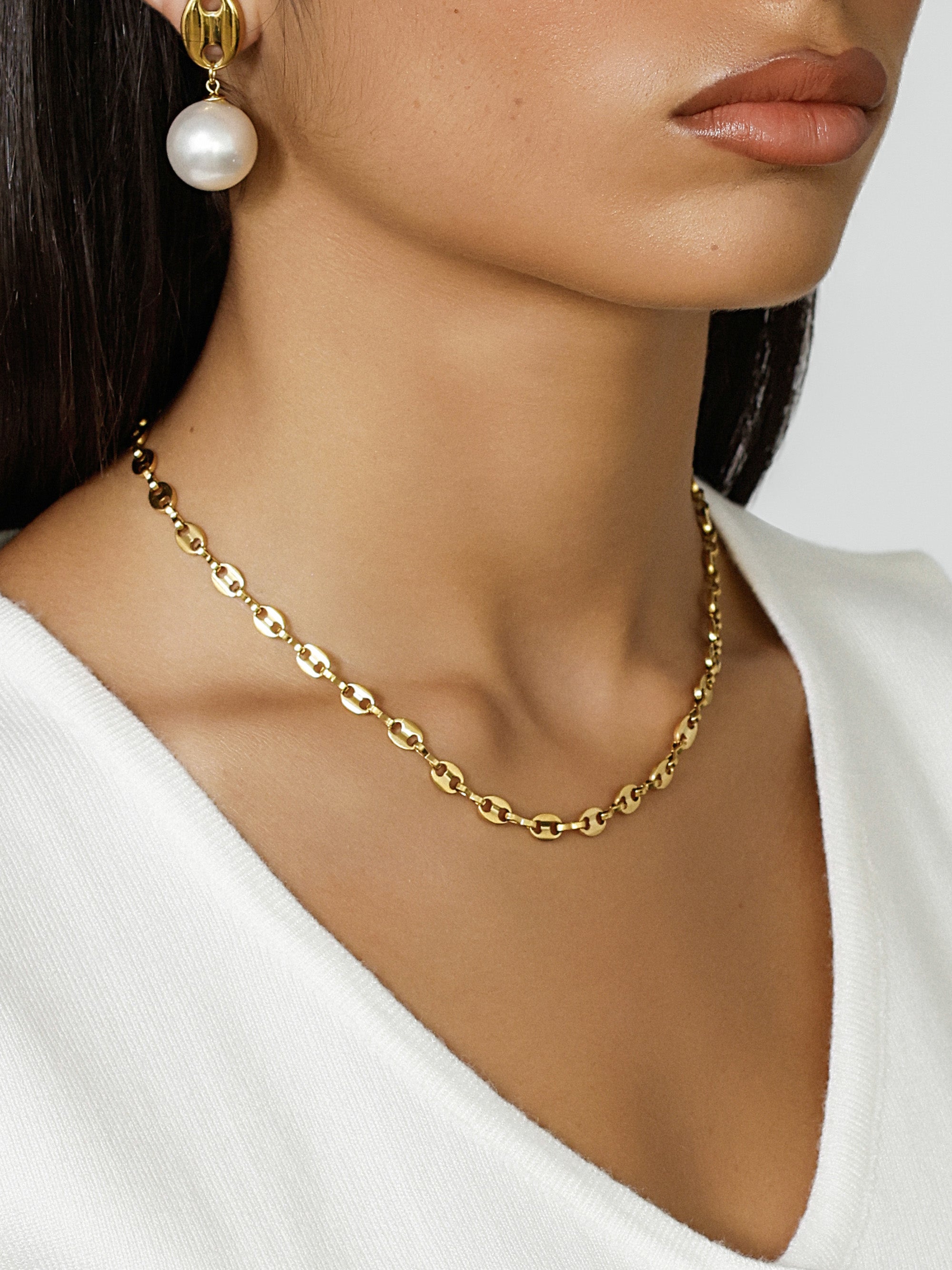 Coffee Bean Petite Necklace