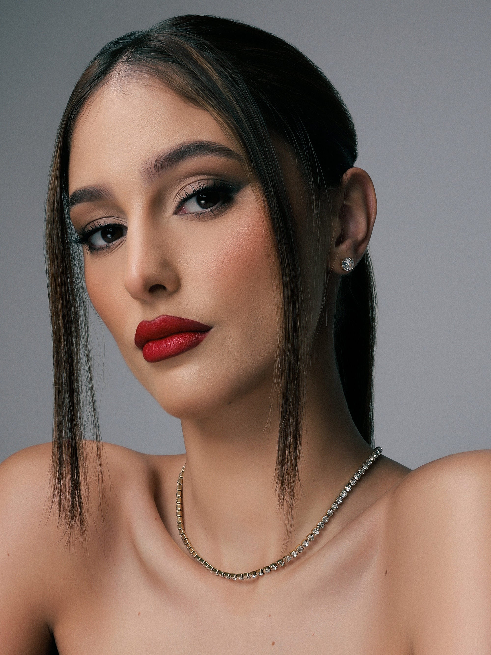 Lila Clear Zirconia Necklace