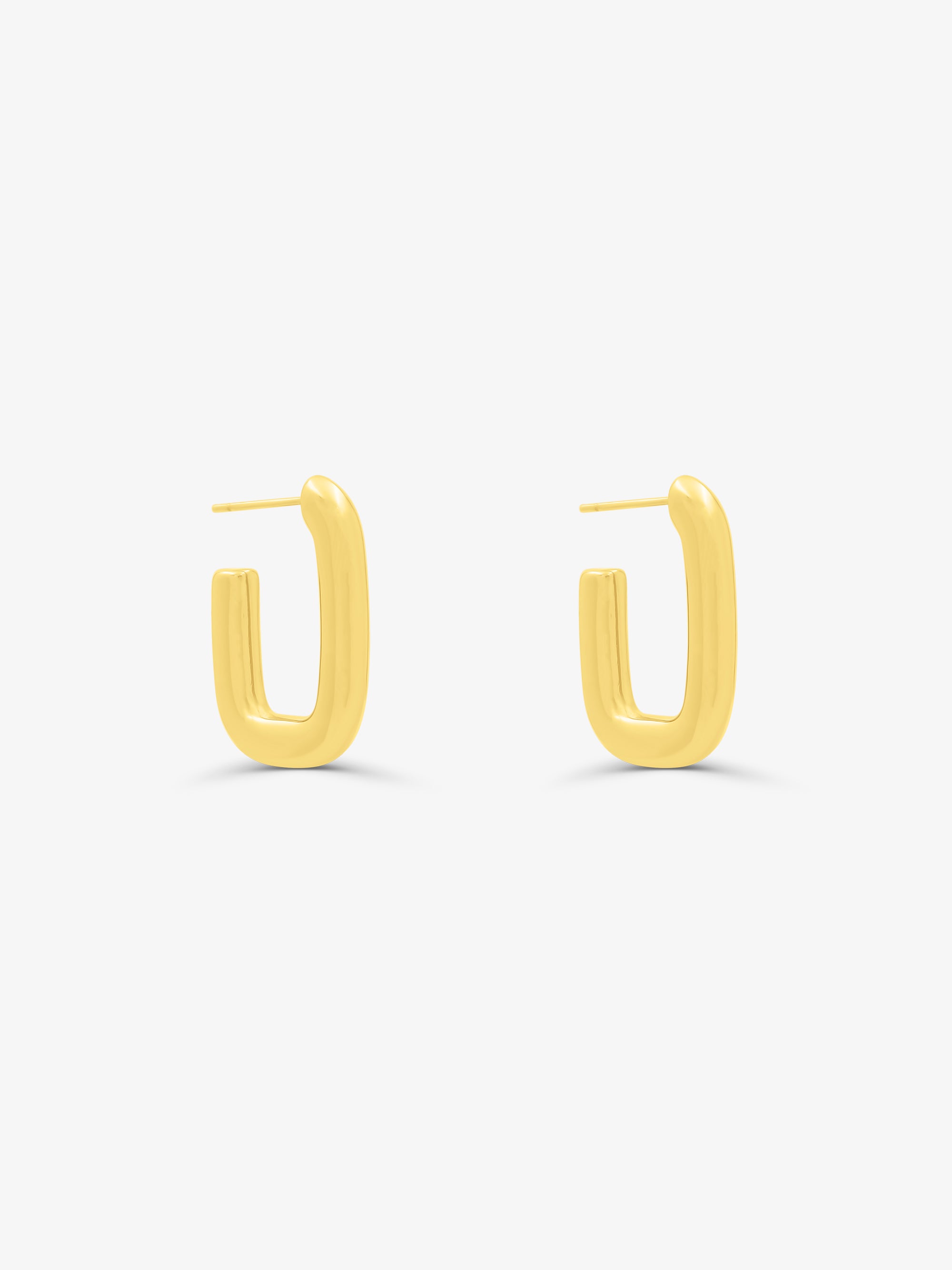 Lau Oval Stud Earrings