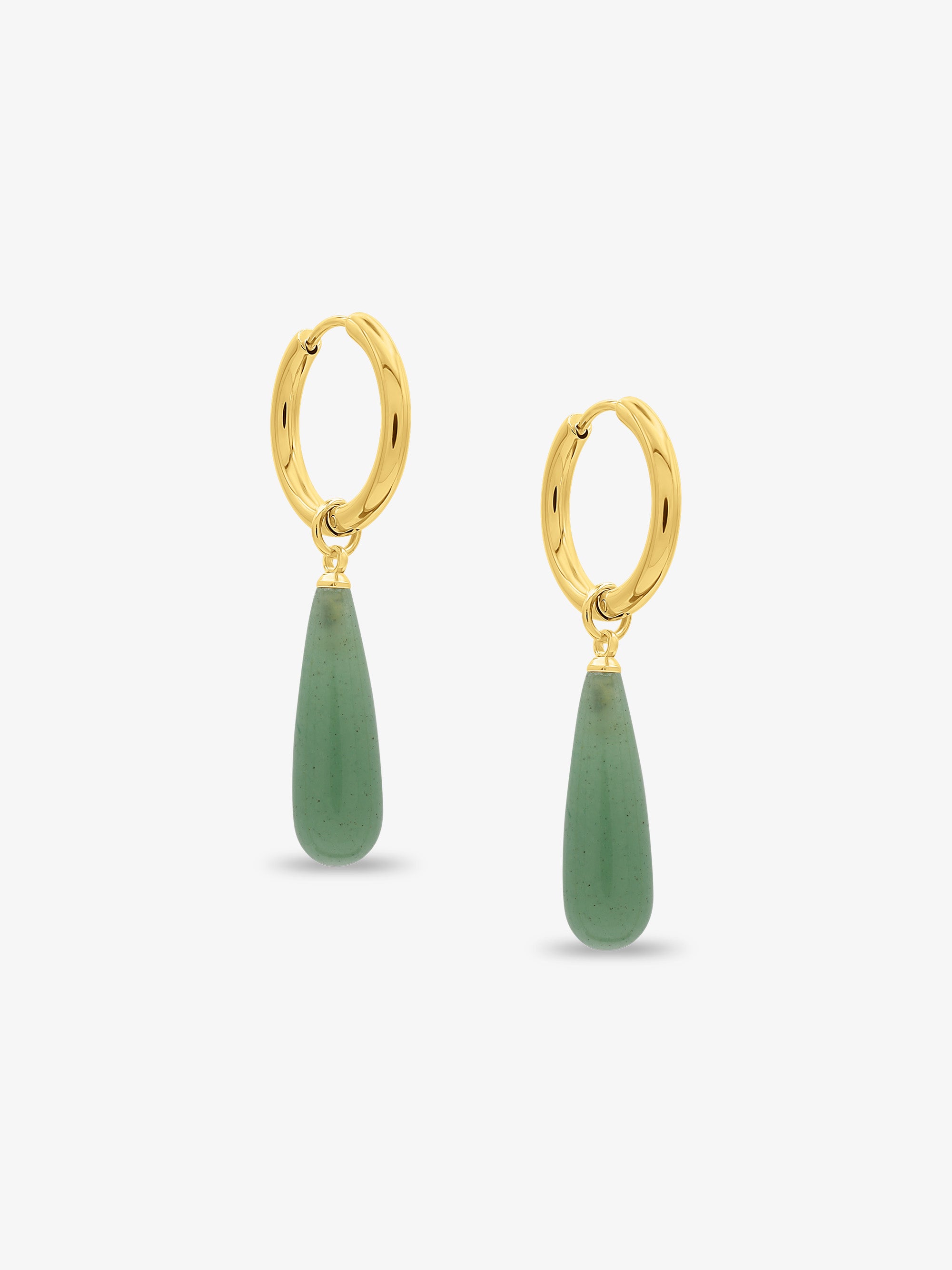 Verde 'Alora' Hoop Earrings