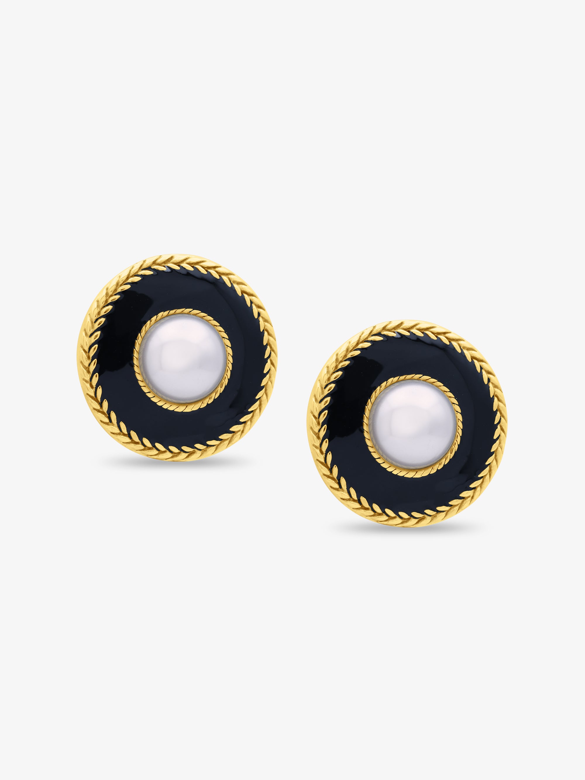 Medora Noir Statement Earrings