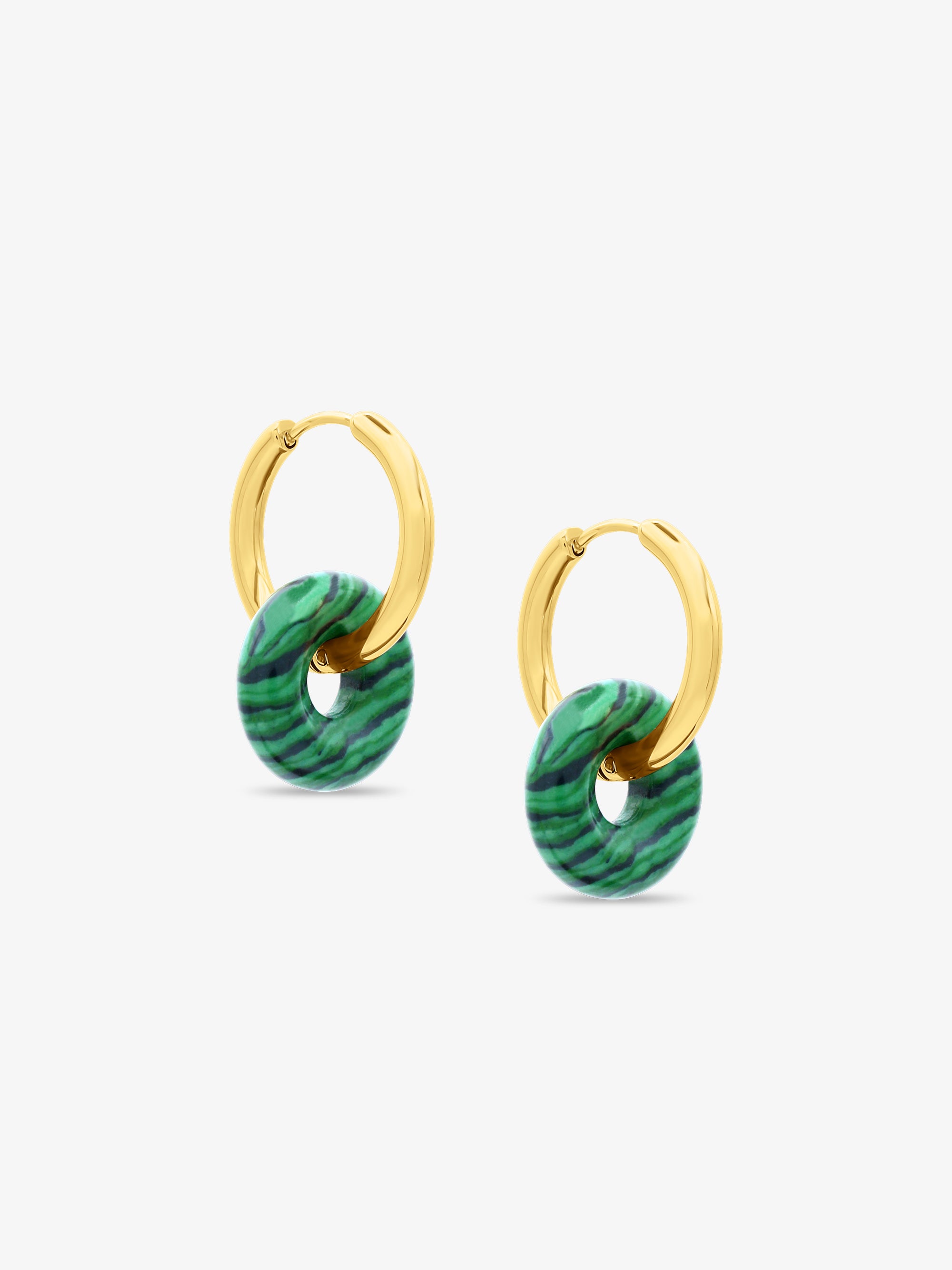 Olivia Malachite Earrings