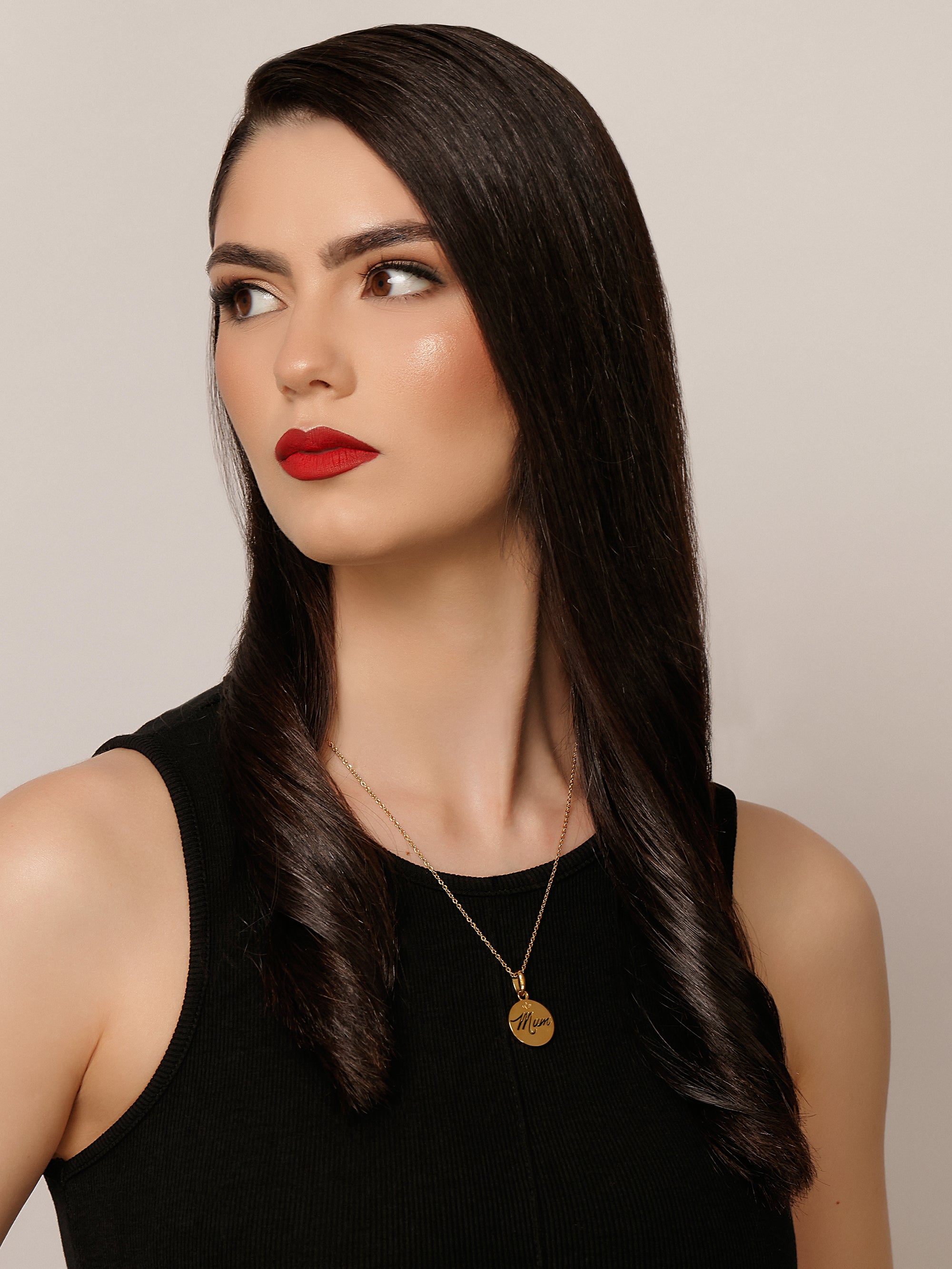 Hollow Crown 'Mum' Pendant