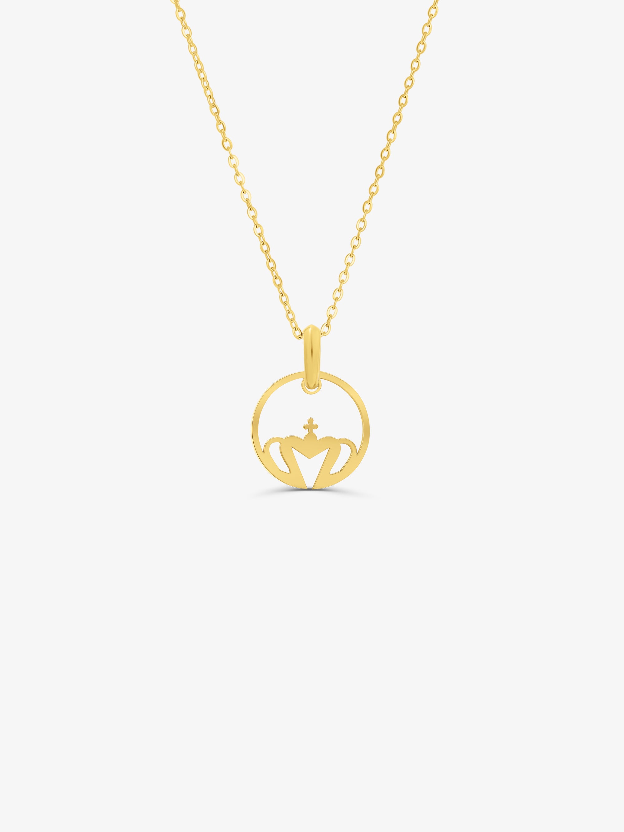 Mini Crown Hoop Necklace Set