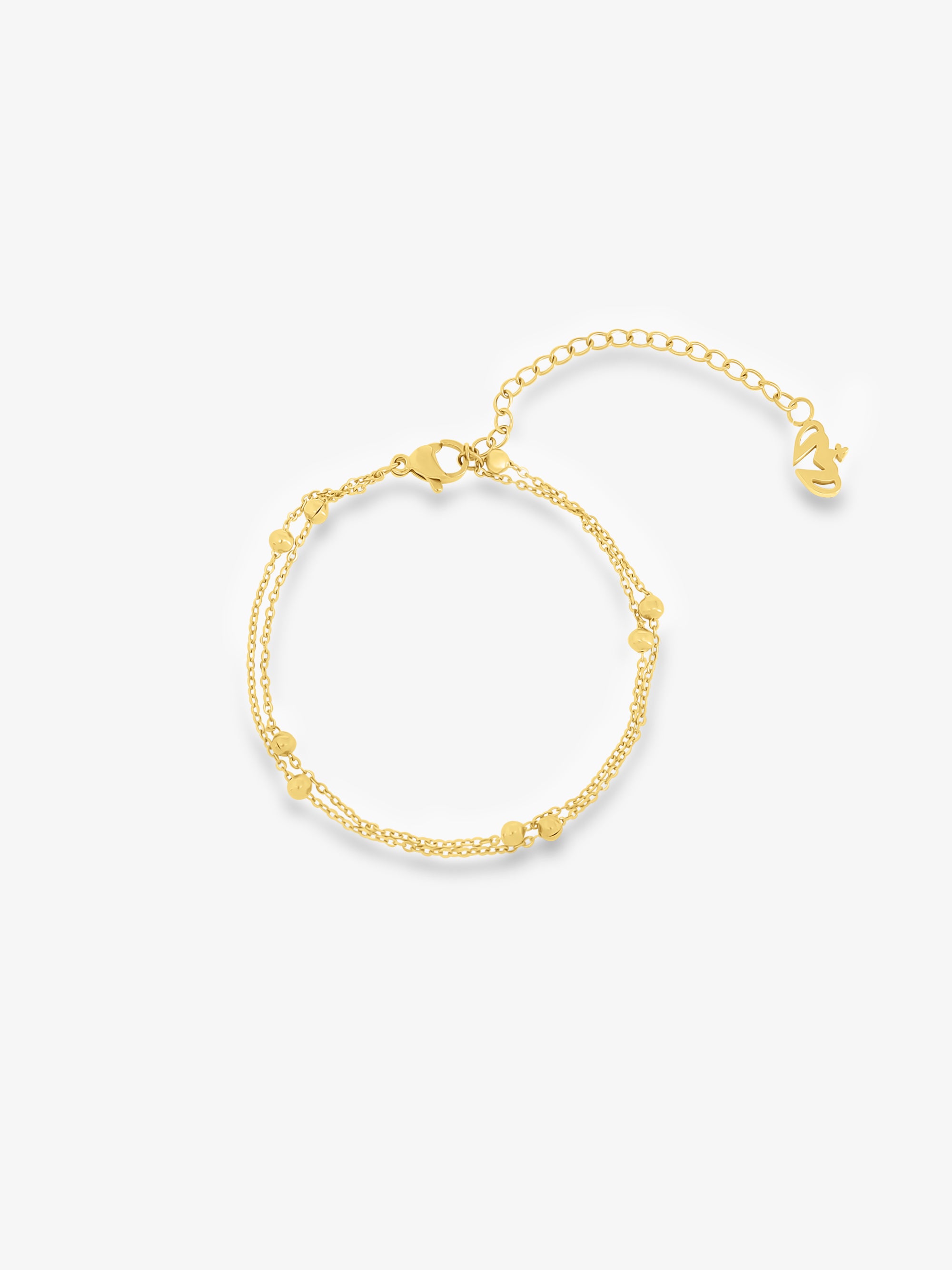 Double Ball Chain Bracelet