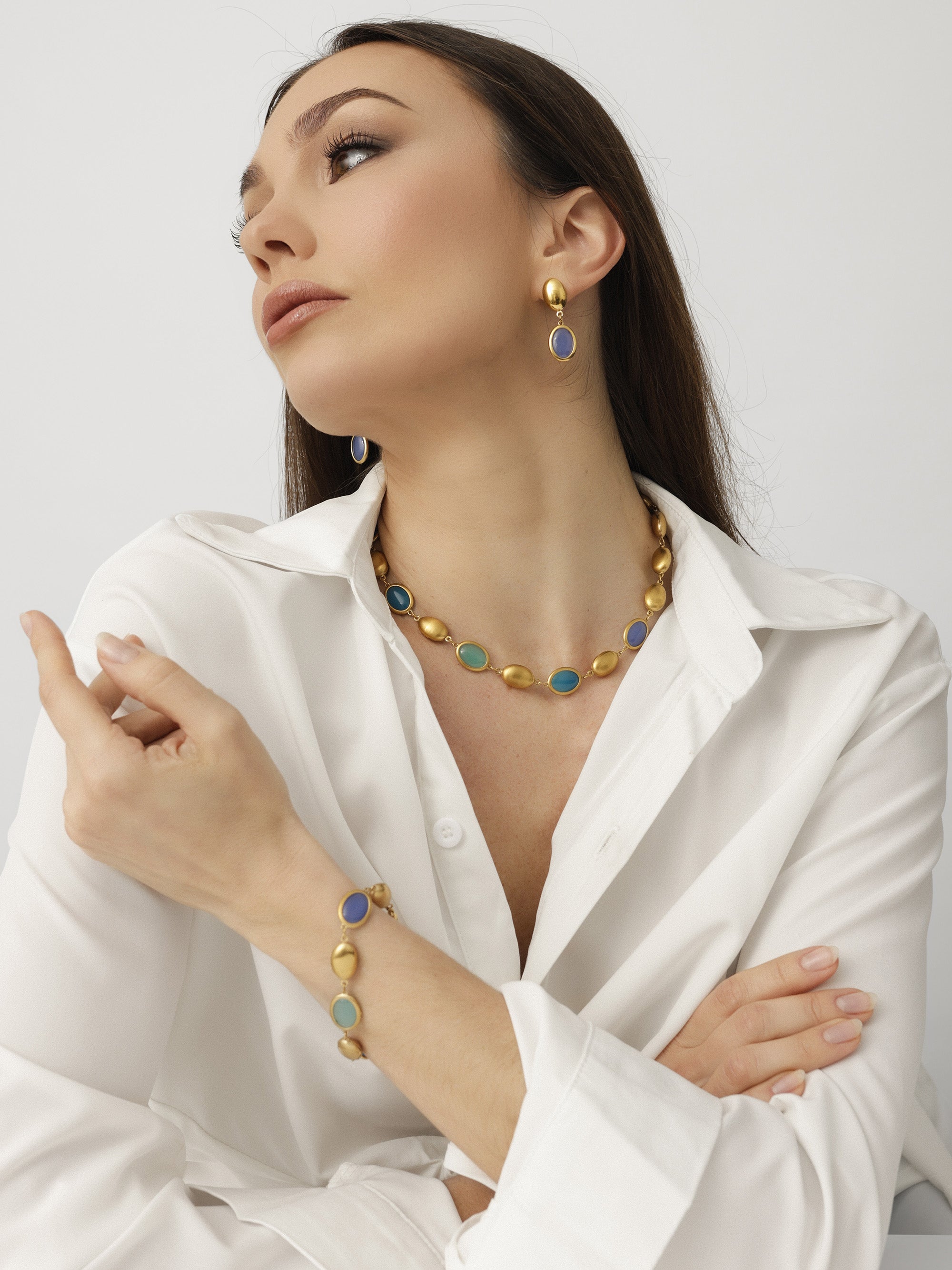 Eclipse Blue Necklace