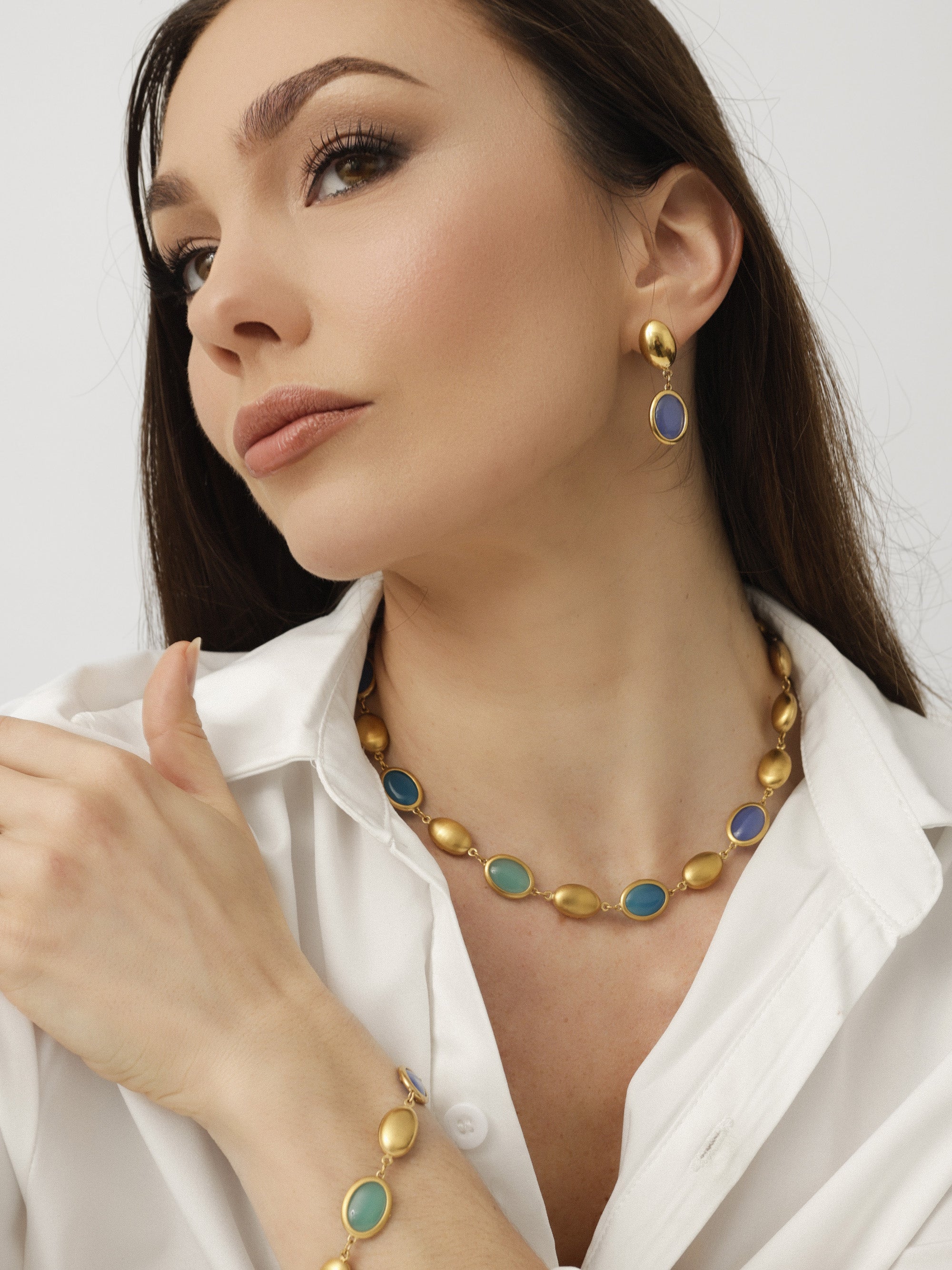 Eclipse Blue Earrings