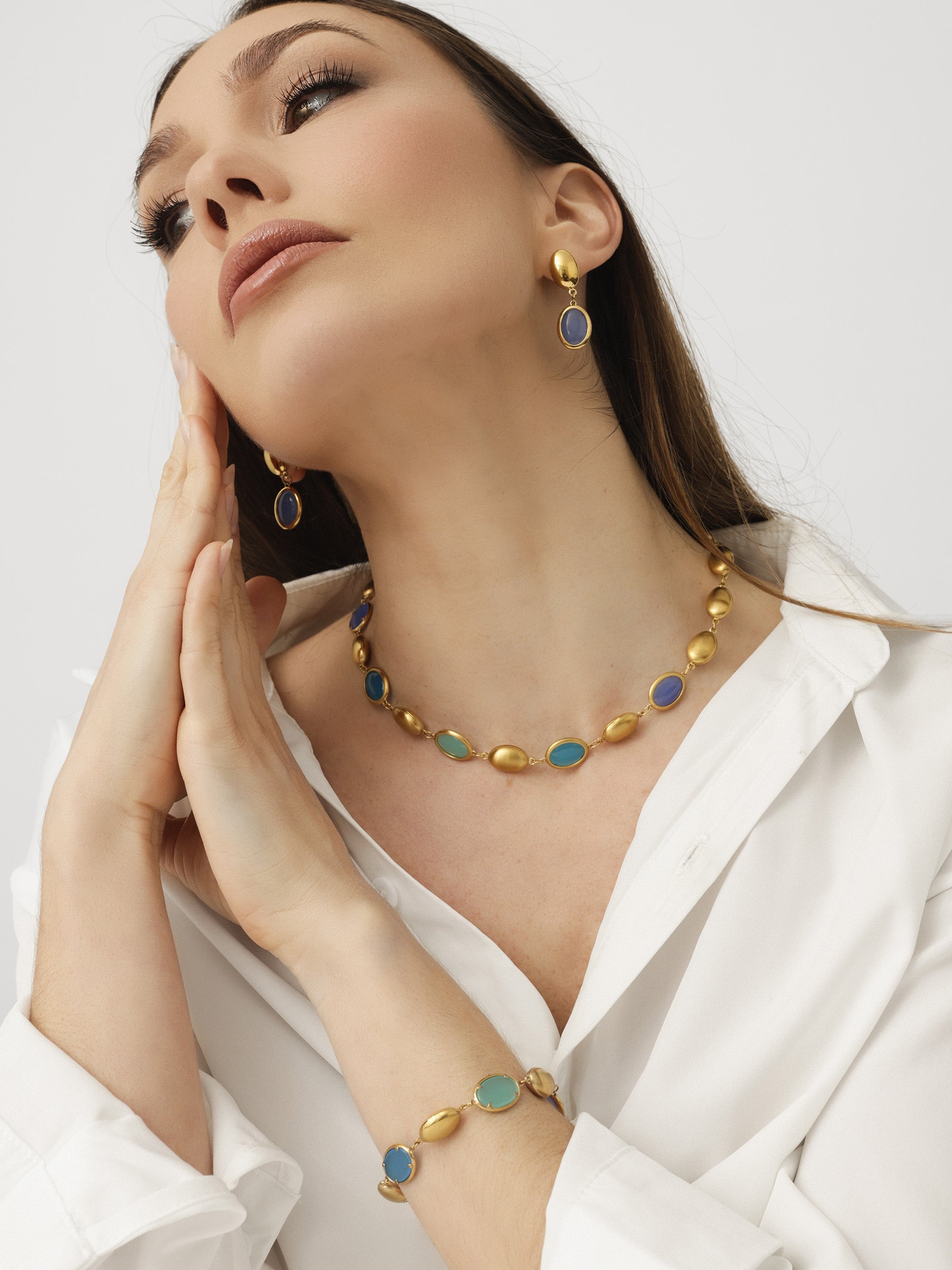 Eclipse Blue Earrings