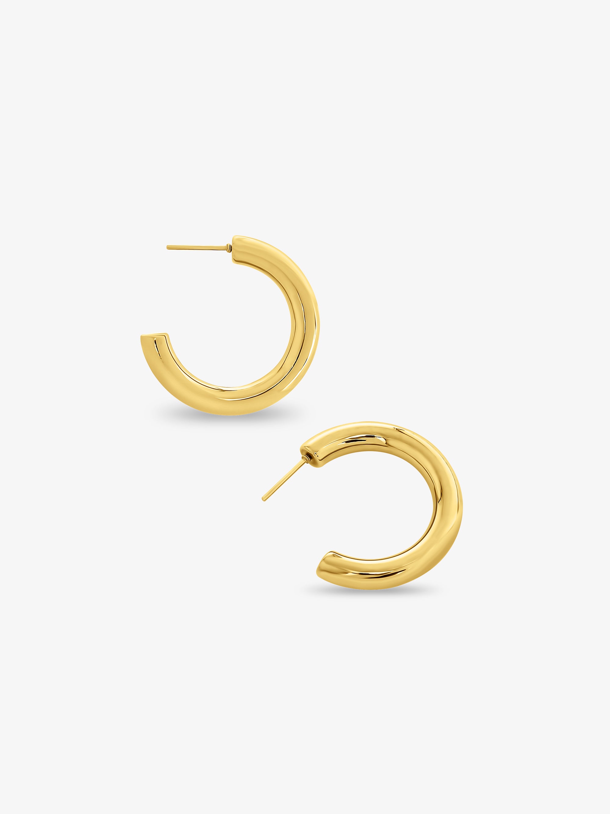 Emma Solid Hoop Earrings