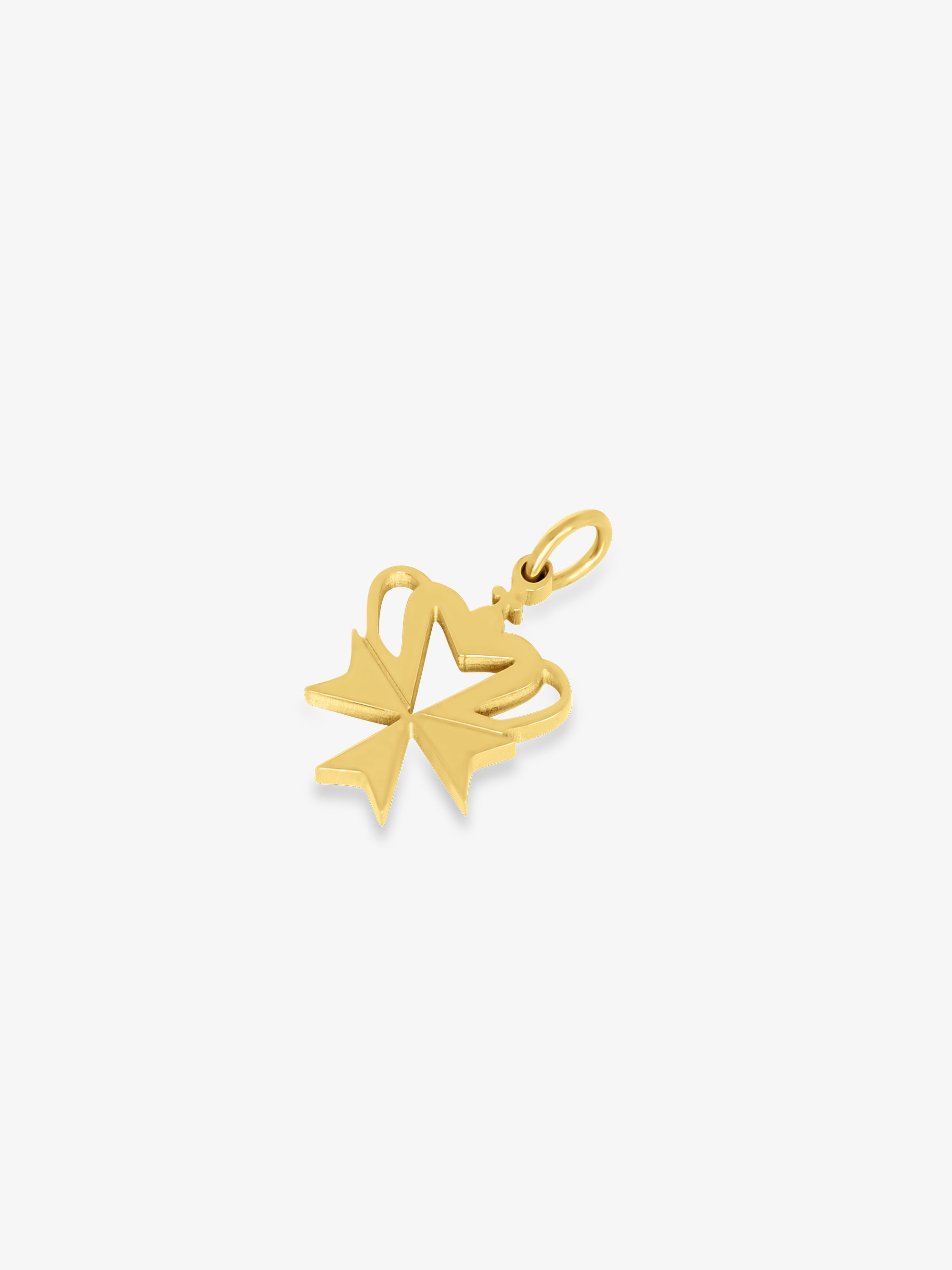 Crown Cross Petite Necklace