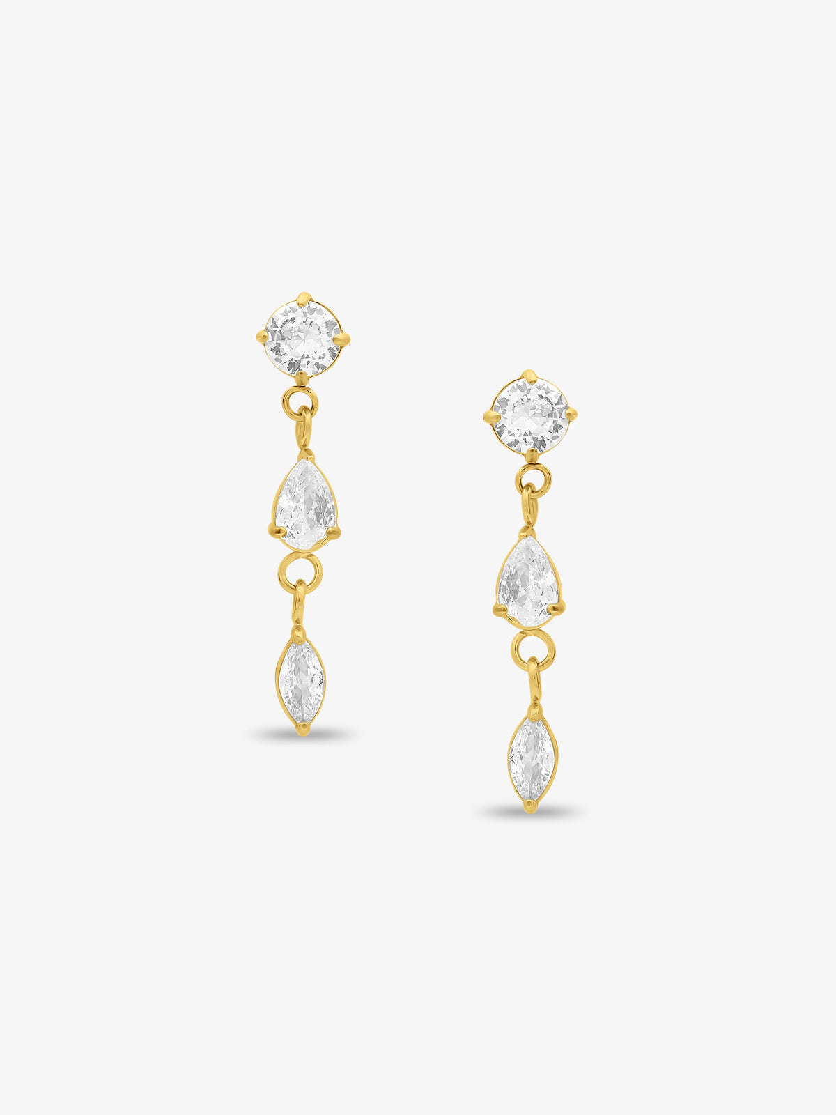 Valentina CZ Drop Earrings