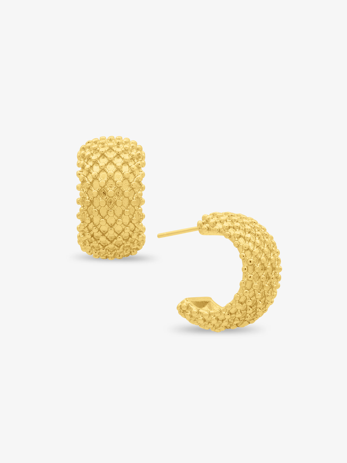 Pat Hoop Earrings