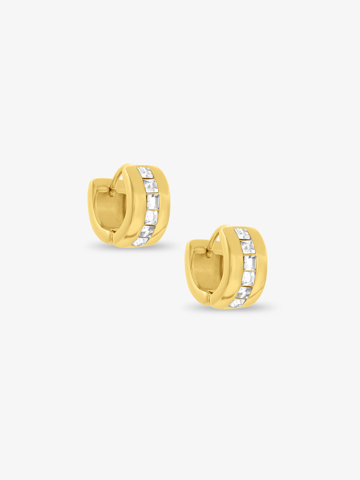 LeClaire CZ Hoop Earrings