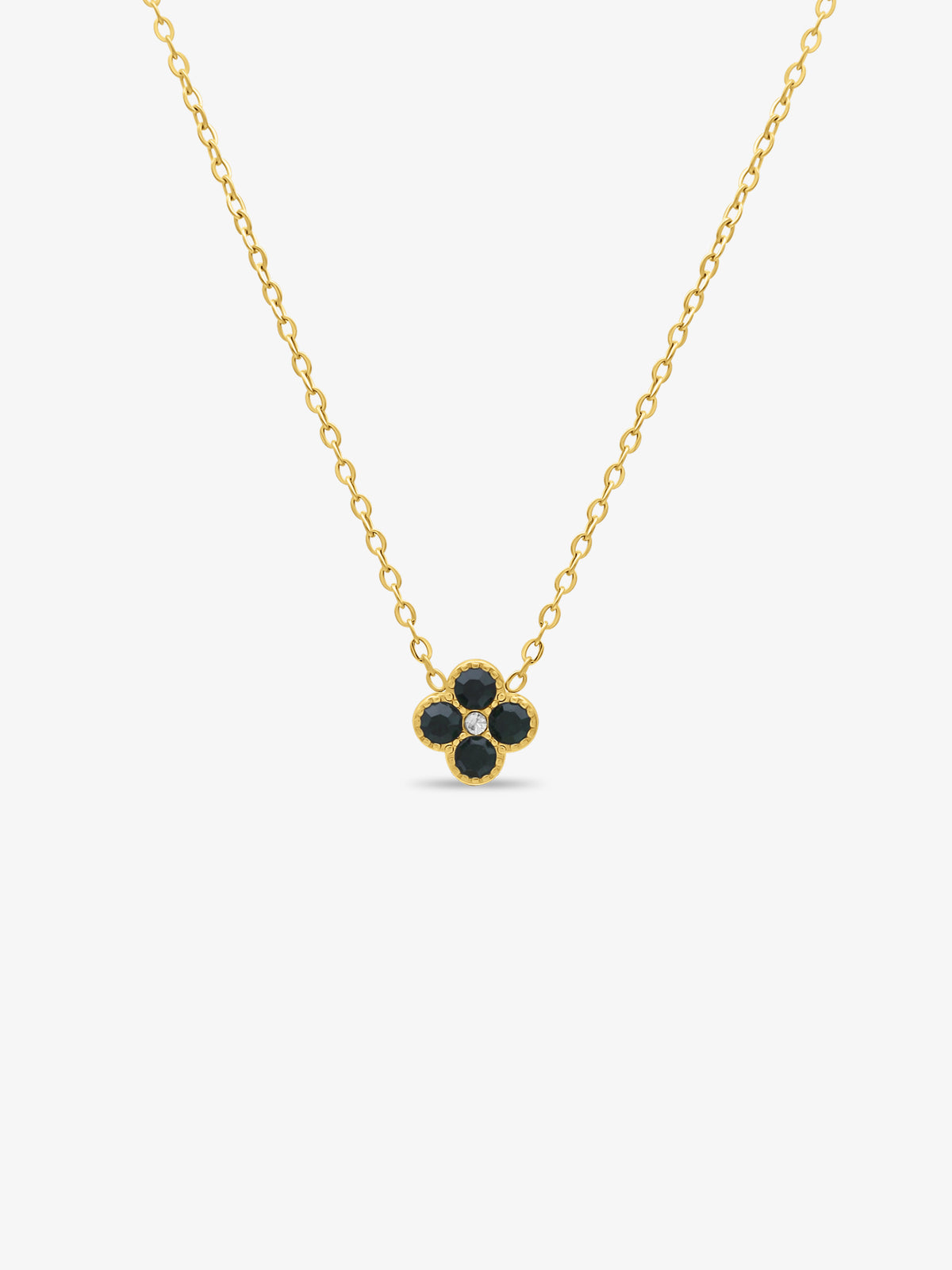 Elise Emerald CZ Necklace