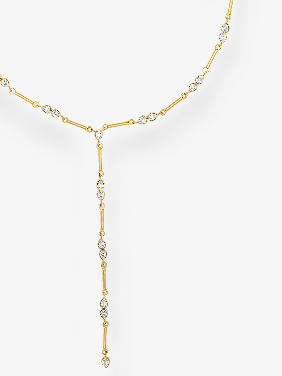 Valentina CZ Drop Necklace