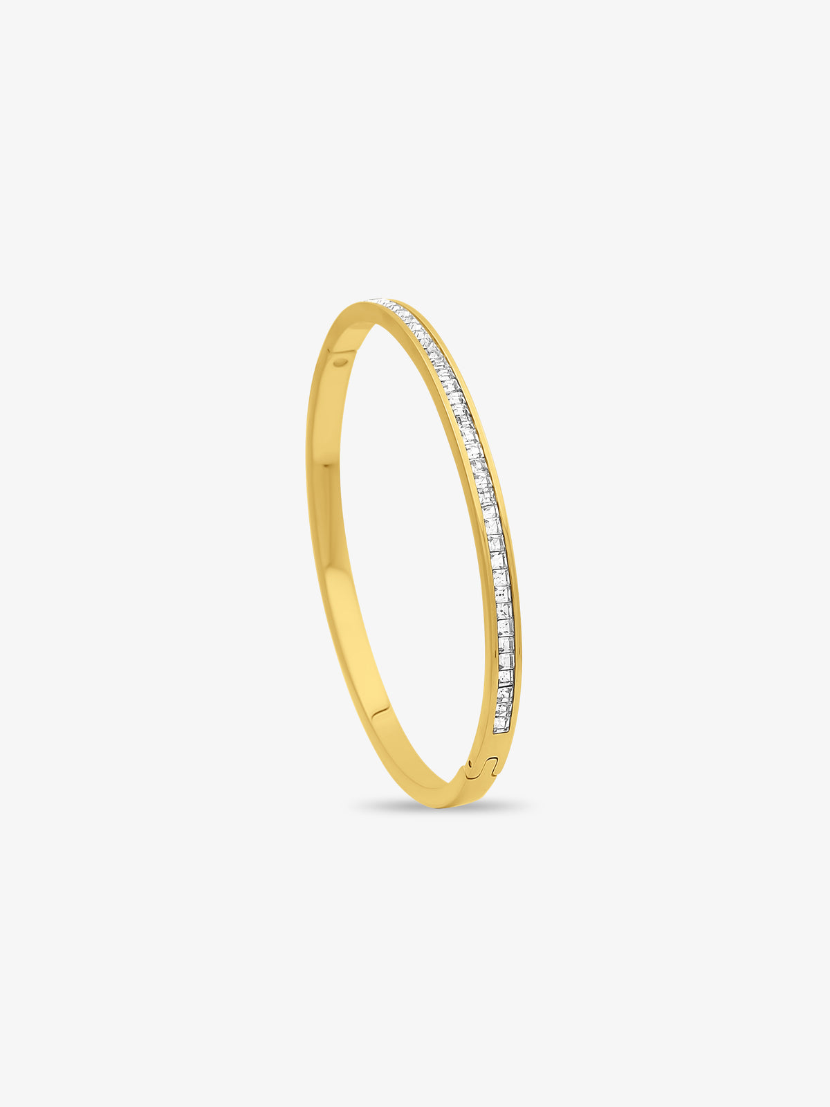 Petite CZ Gold Bangle