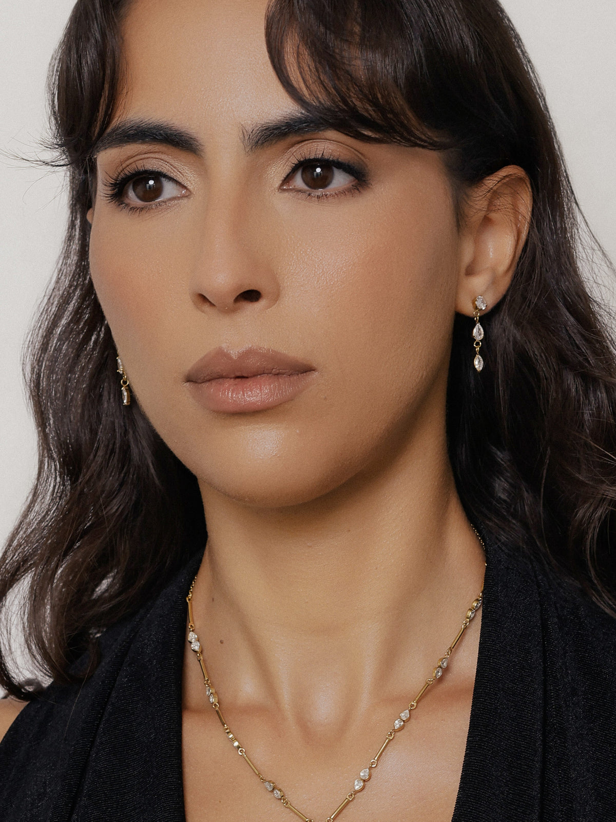 Valentina CZ Drop Earrings