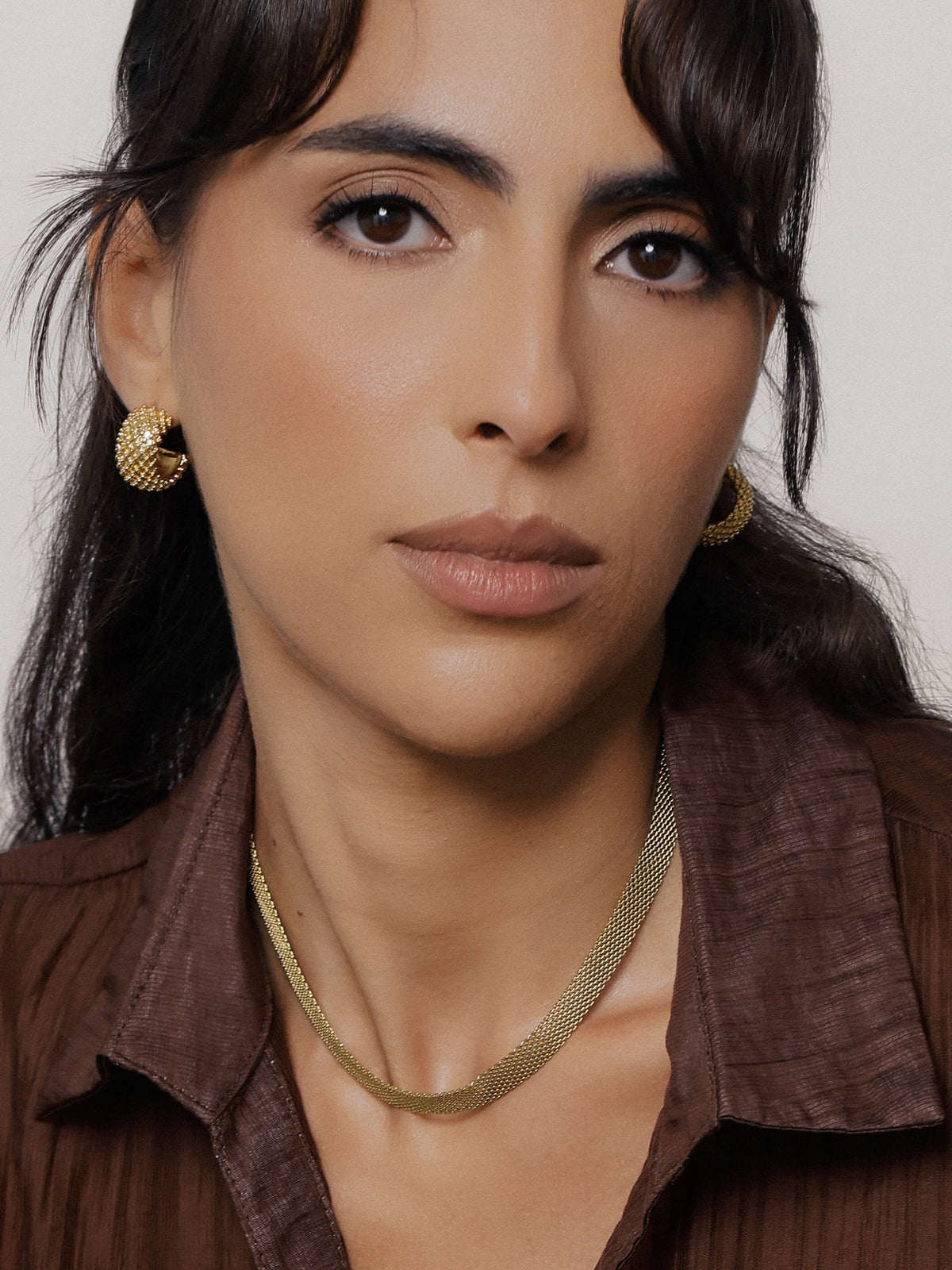 Pat Hoop Earrings