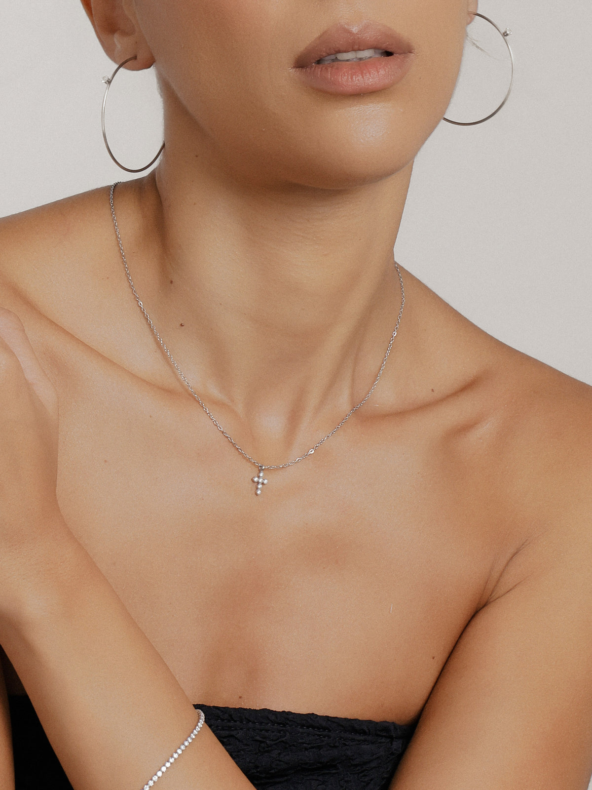 Faye CZ Silver Necklace - PREORDER