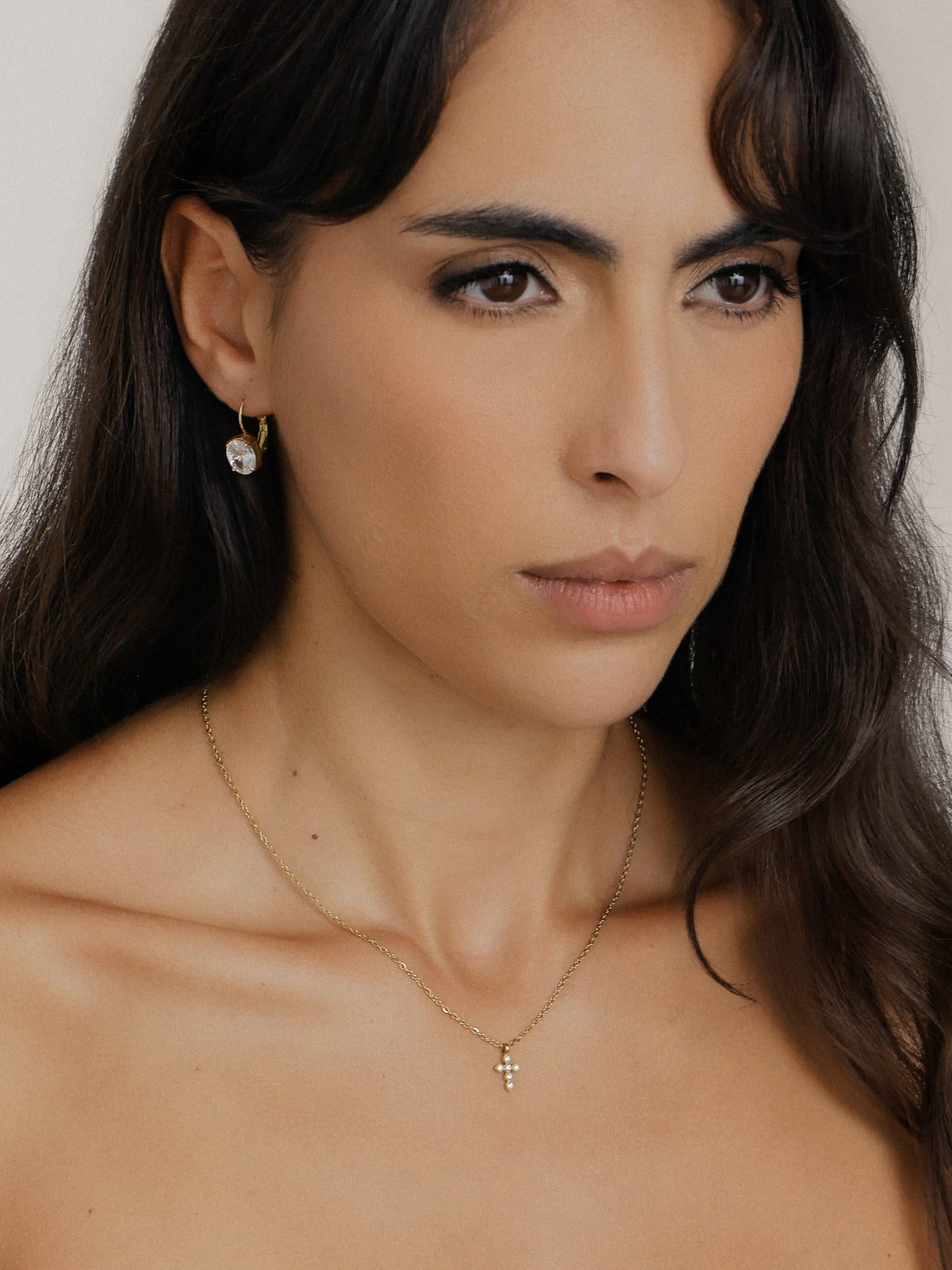 Faye CZ Gold Necklace