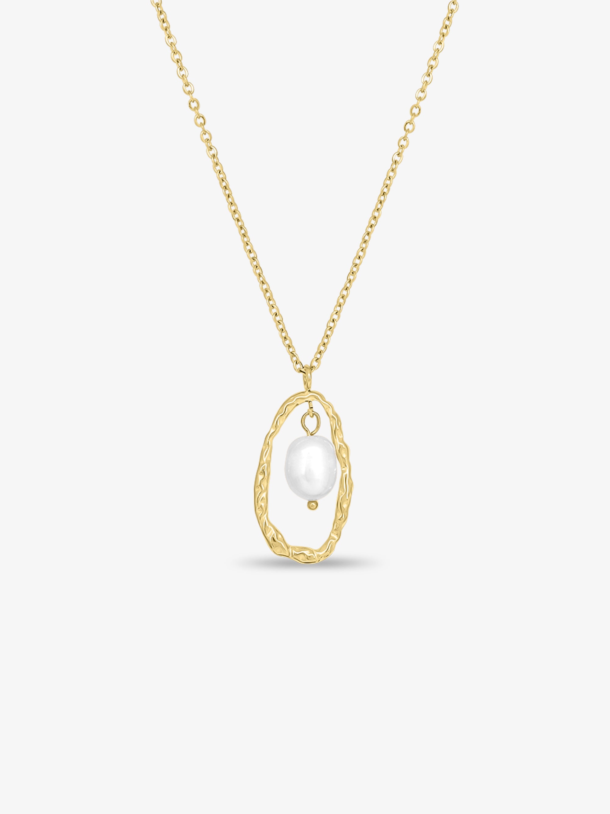 Framed Fresh Water Pearl Necklace