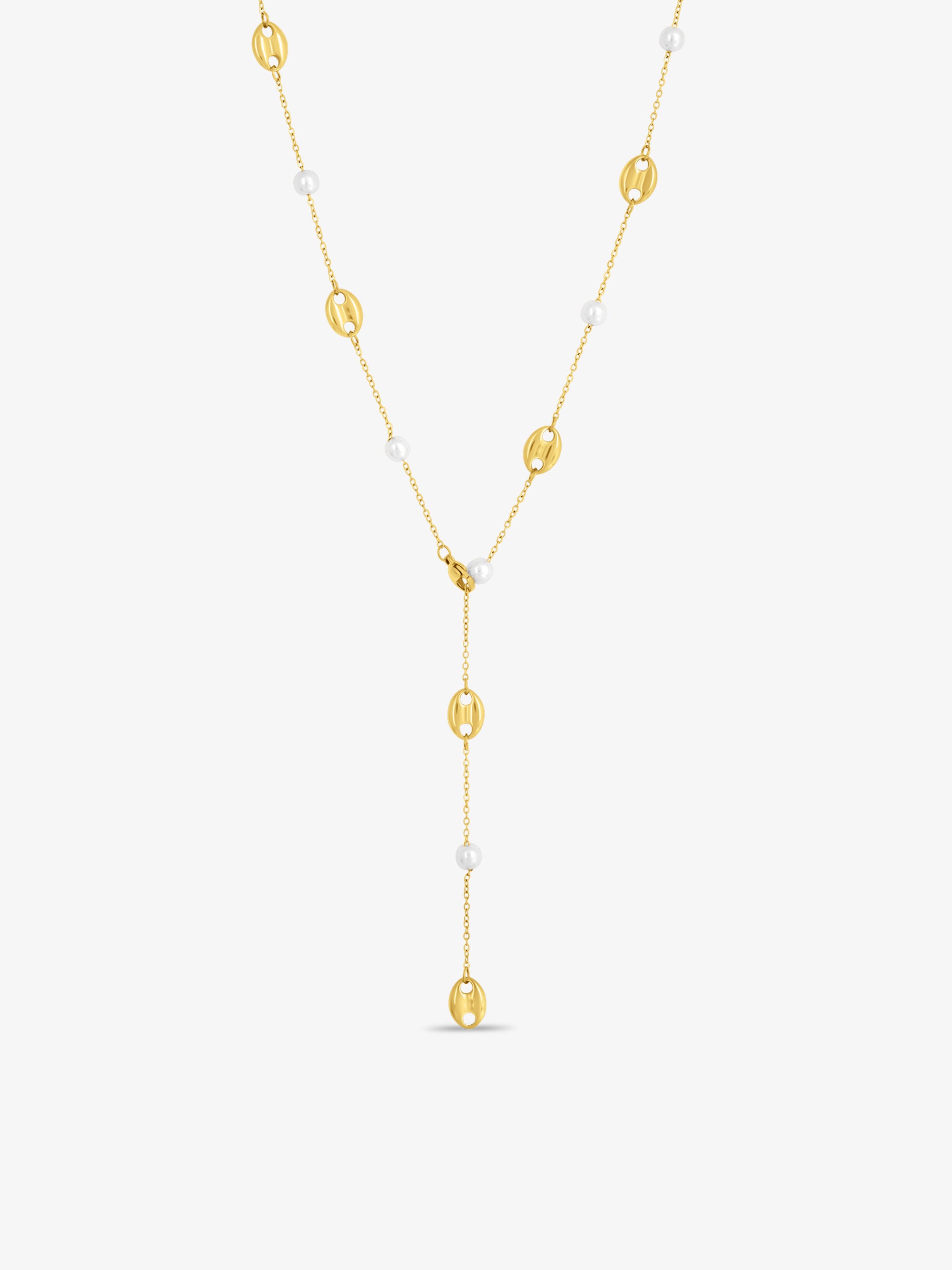 Rizz Long Coffee Bean Necklace