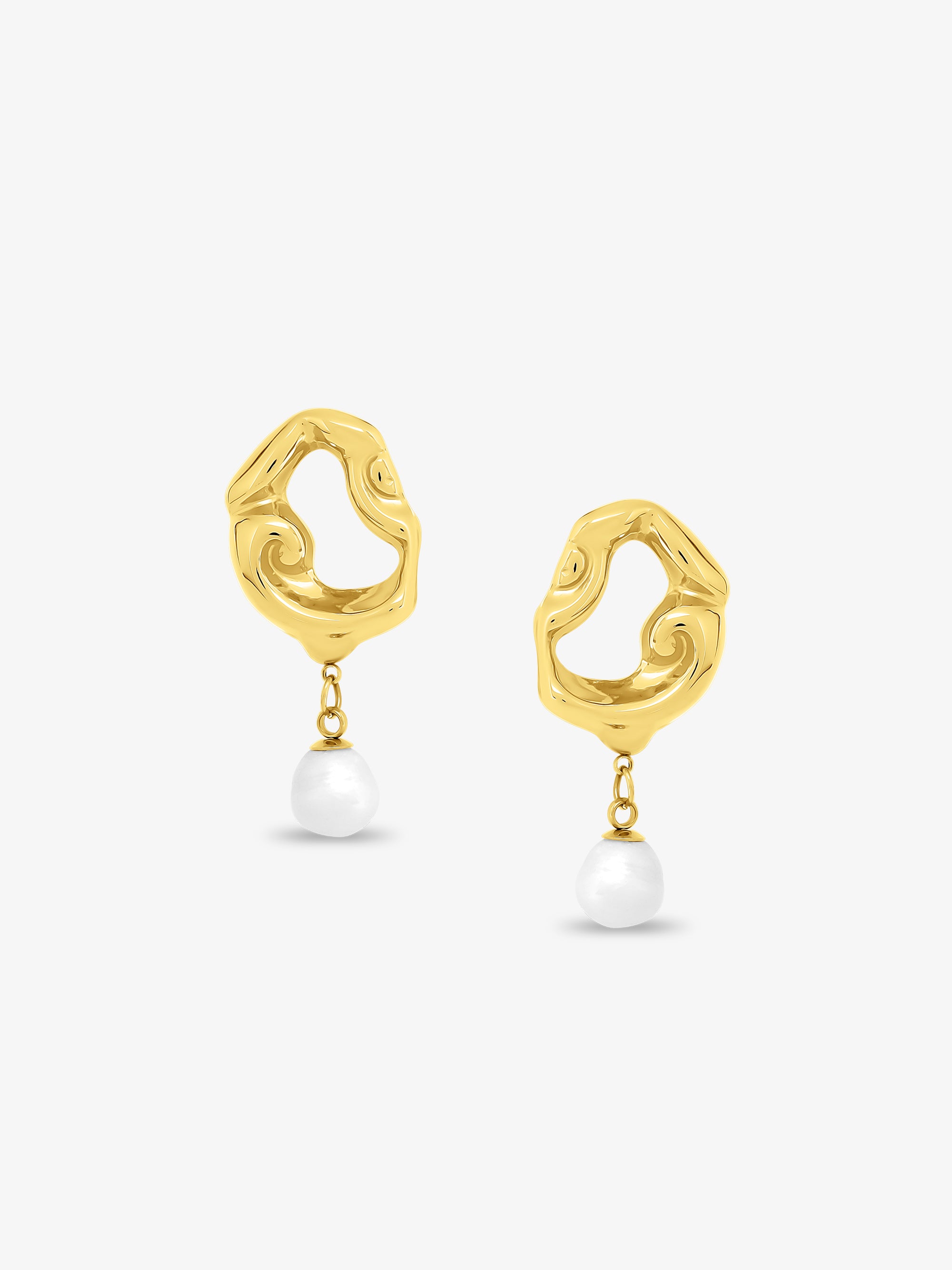 Baroque Fresh Water Pearl Earrings