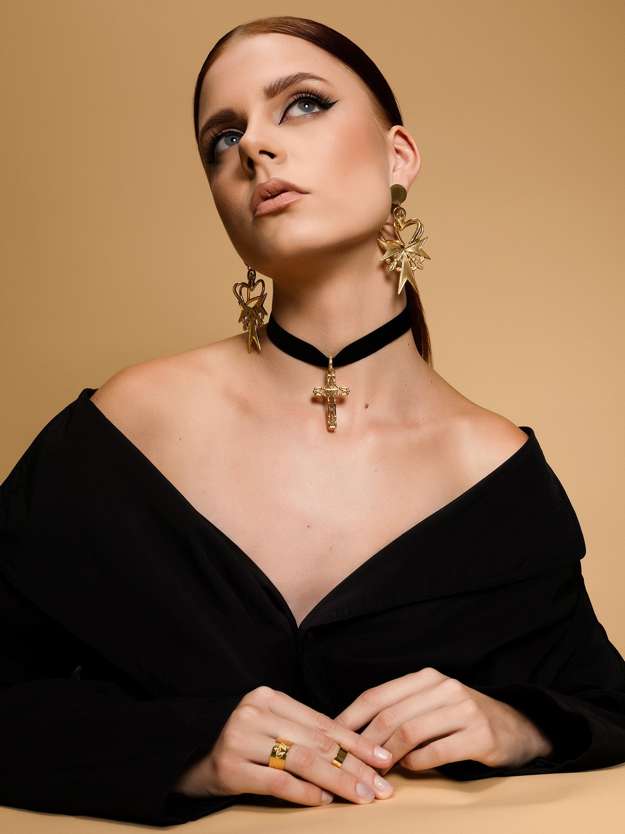 Sultana-Malta PENDANT '1995' Cross Choker