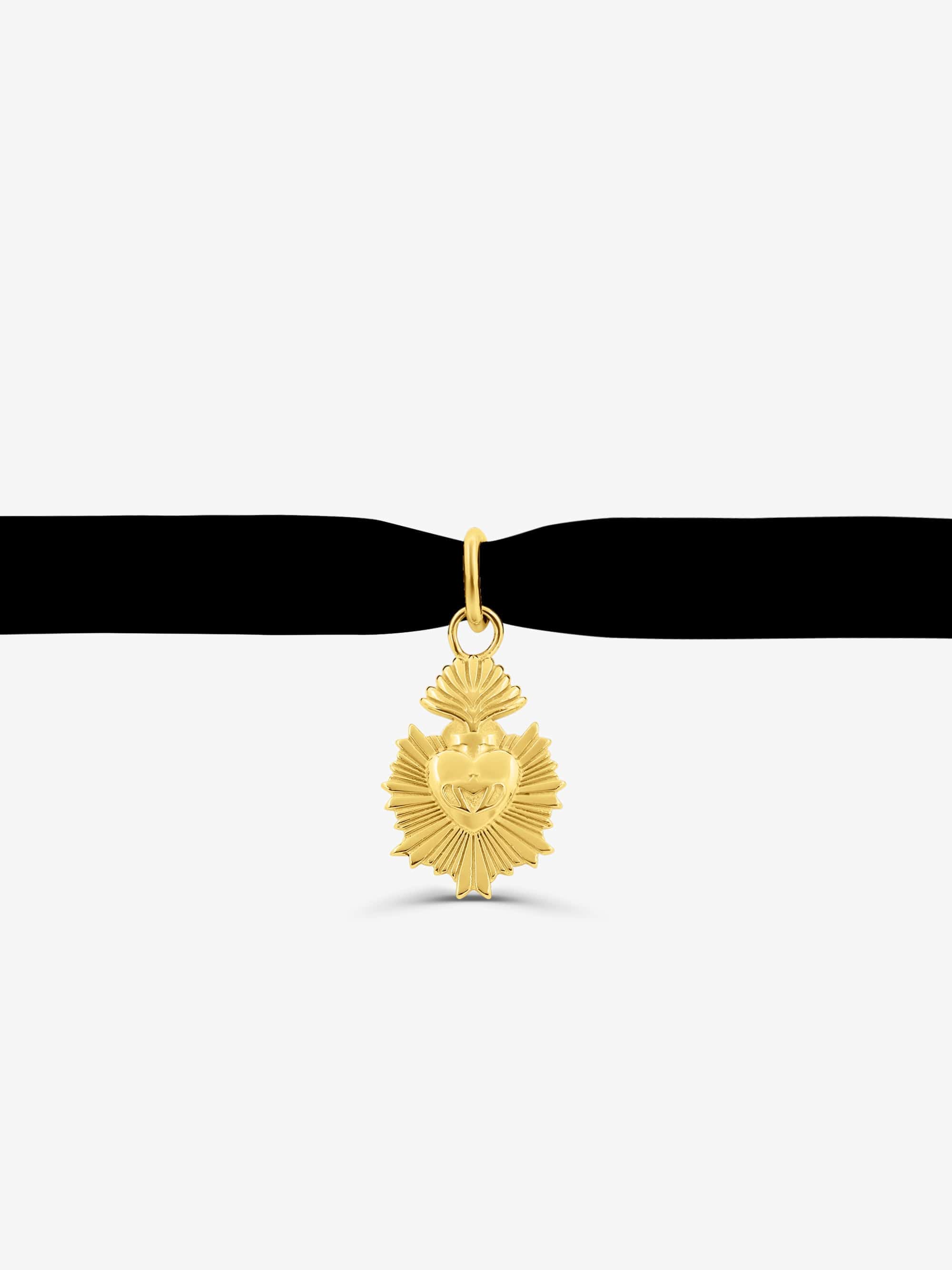 Sultana-Malta PENDANT '1995' Sacred Heart Choker