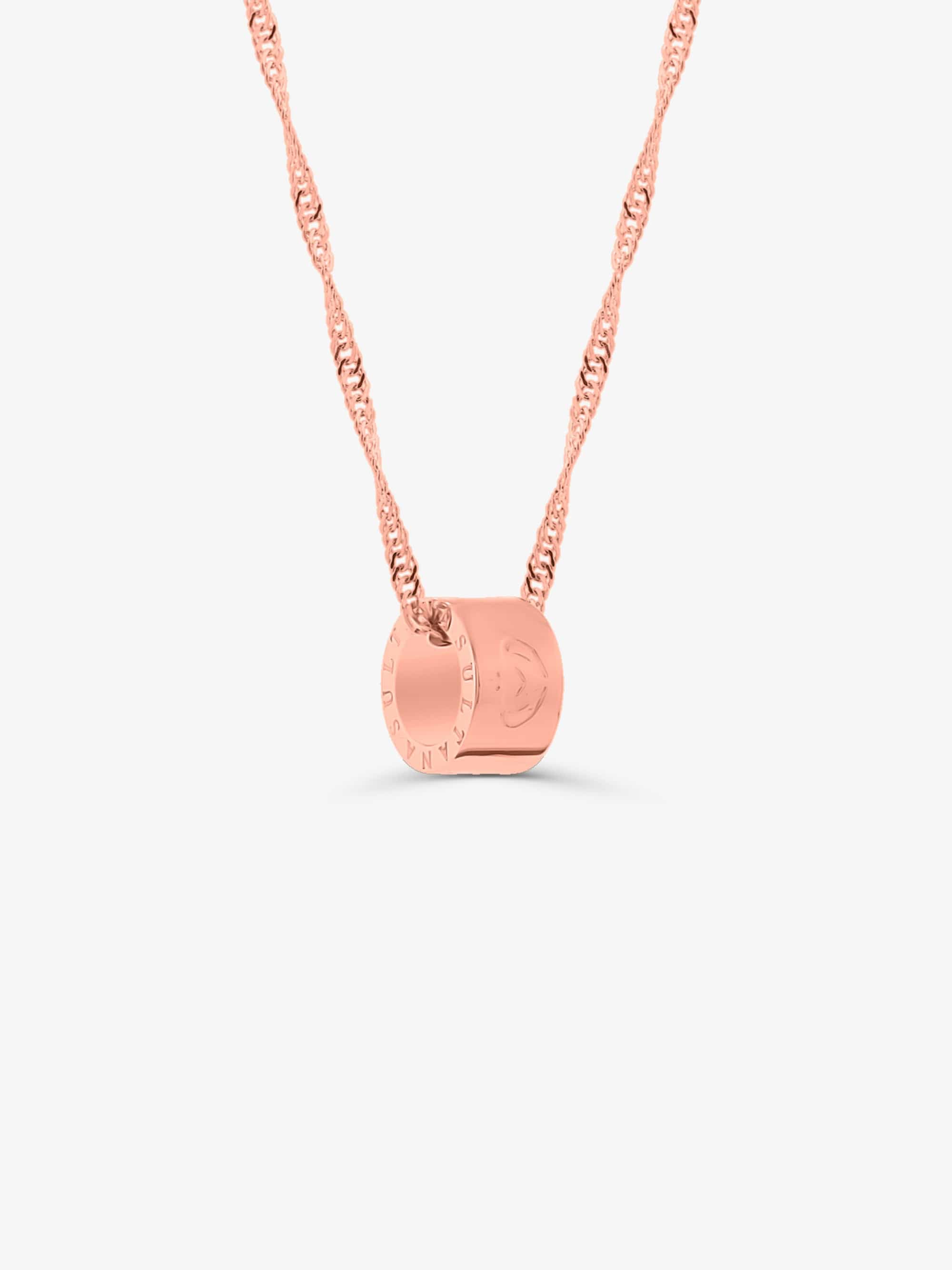 Sultana-Malta NECKLACES 3.tone Pendant with Twisted Chain