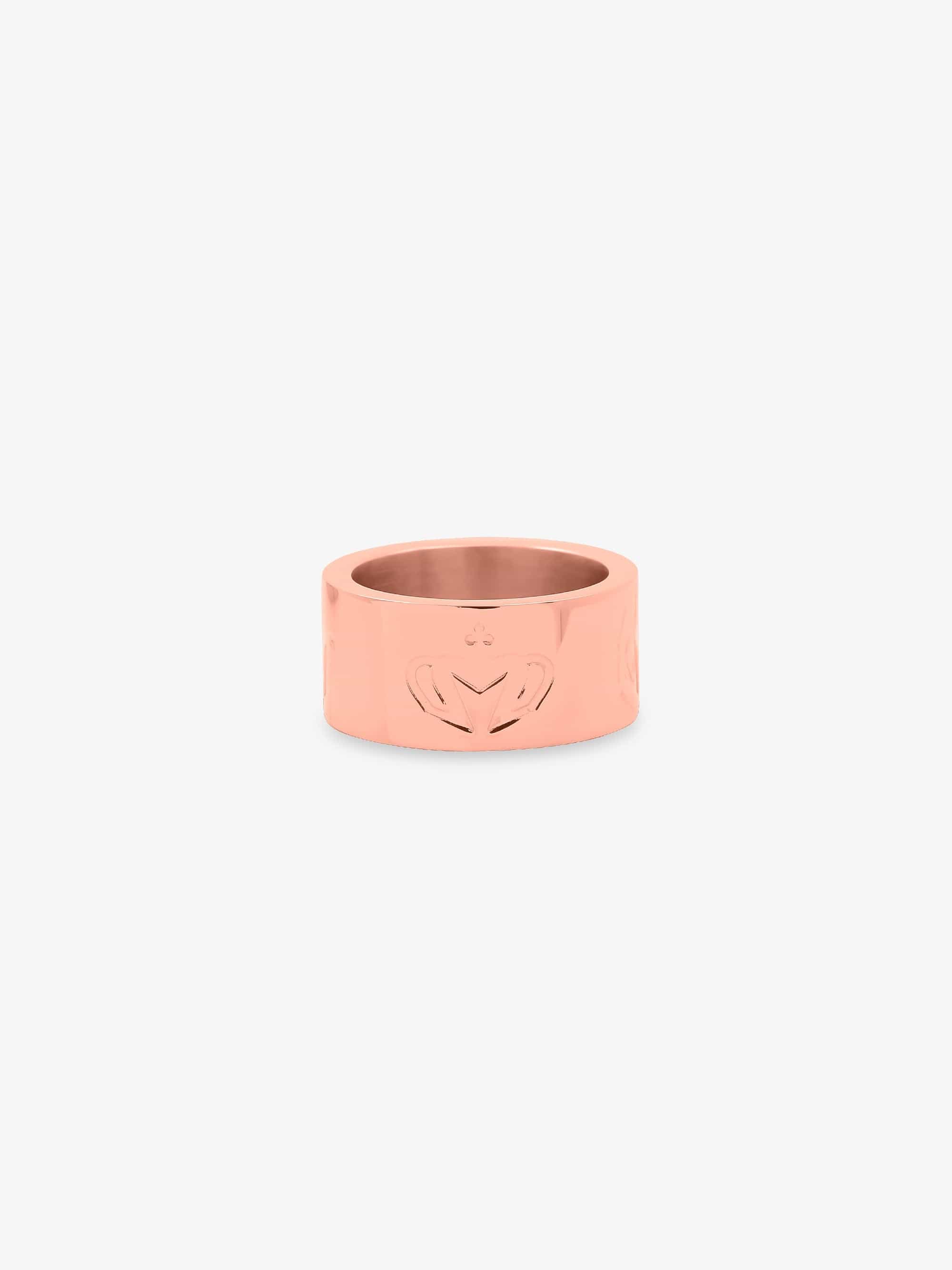 Sultana-Malta RINGS 3.tone Ring 10mm Rose Gold