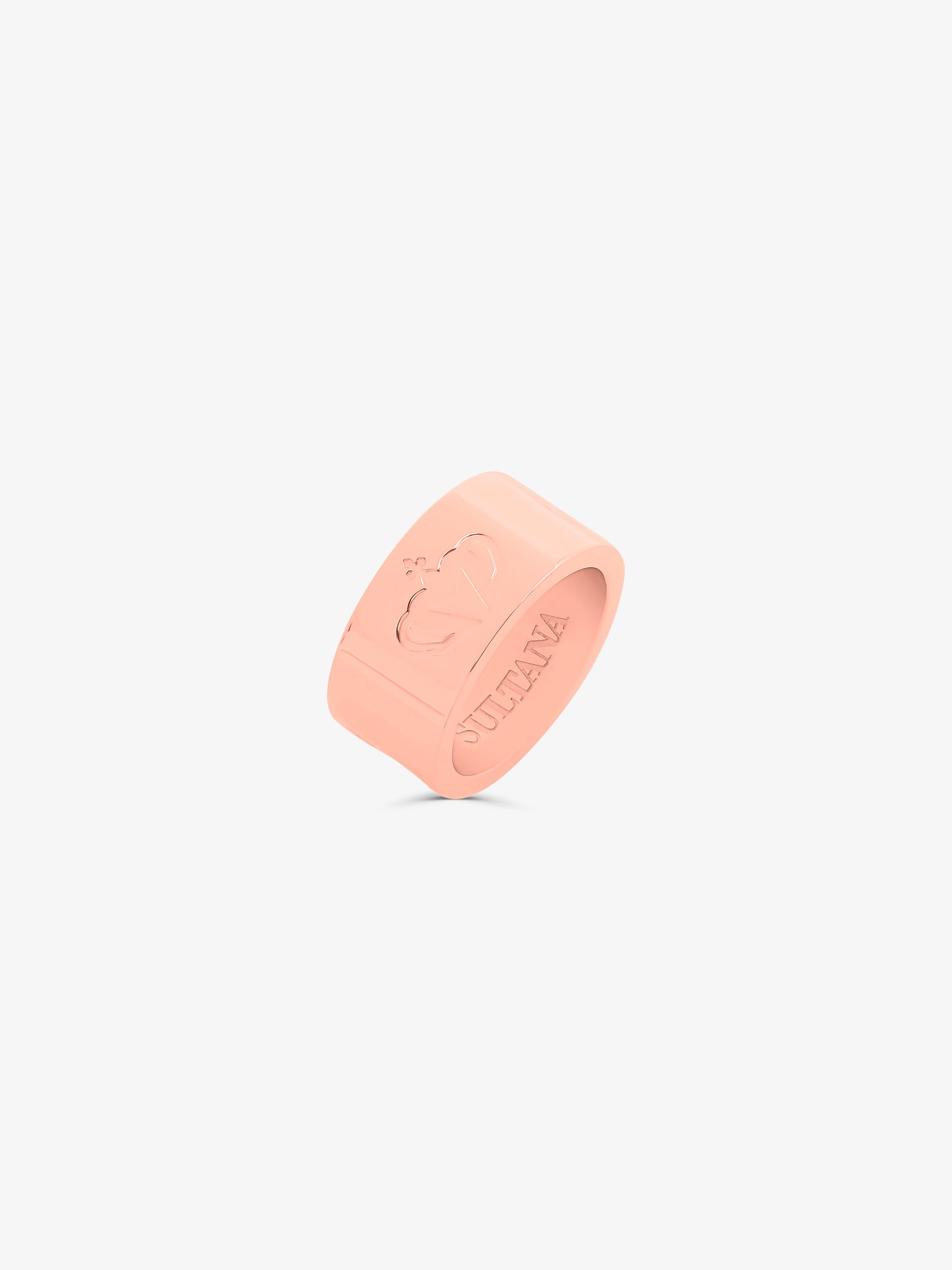 Sultana-Malta RINGS 3.tone Ring 10mm Rose Gold