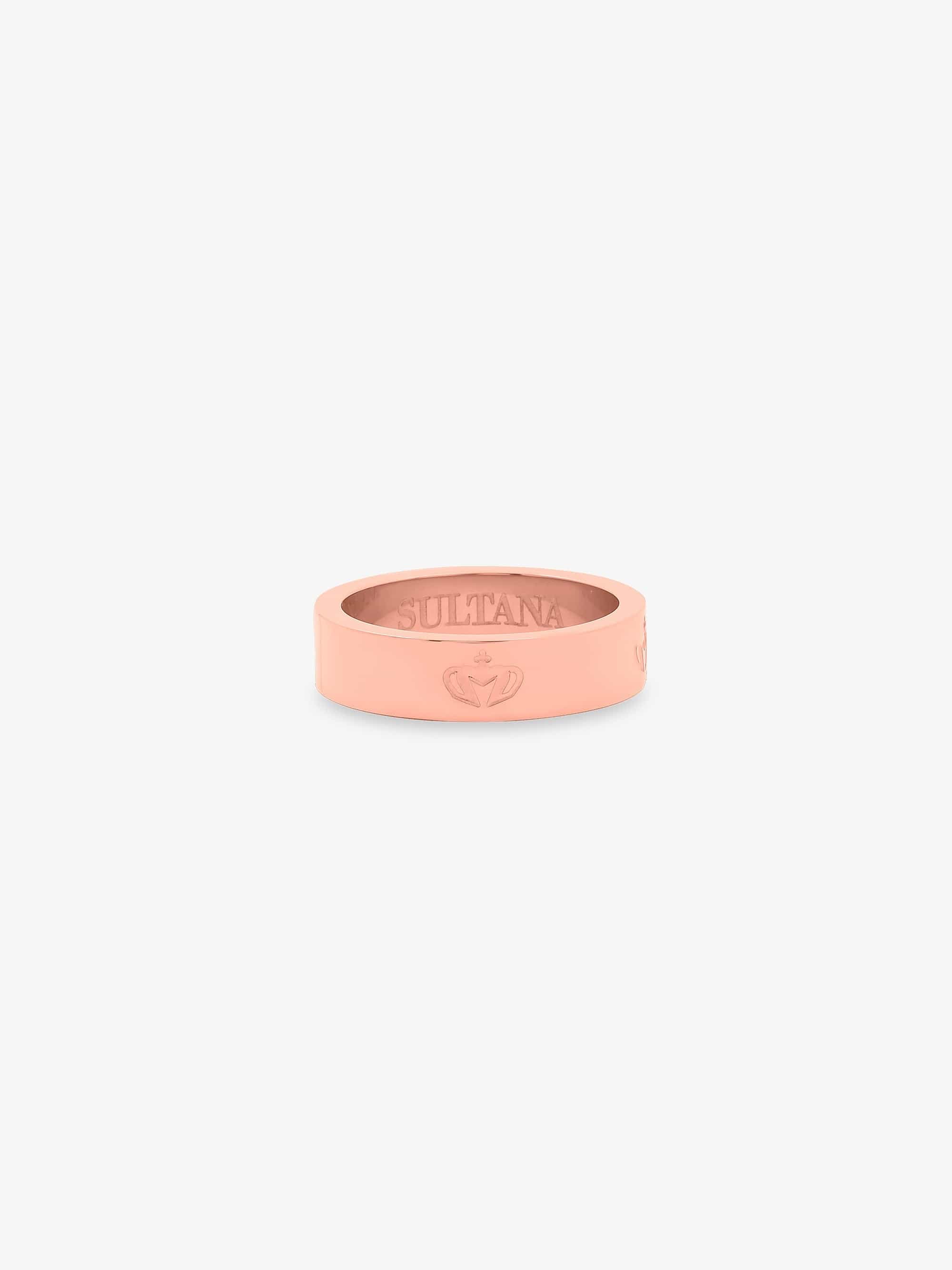 Sultana-Malta RINGS 3.tone Ring 6mm Rose Gold