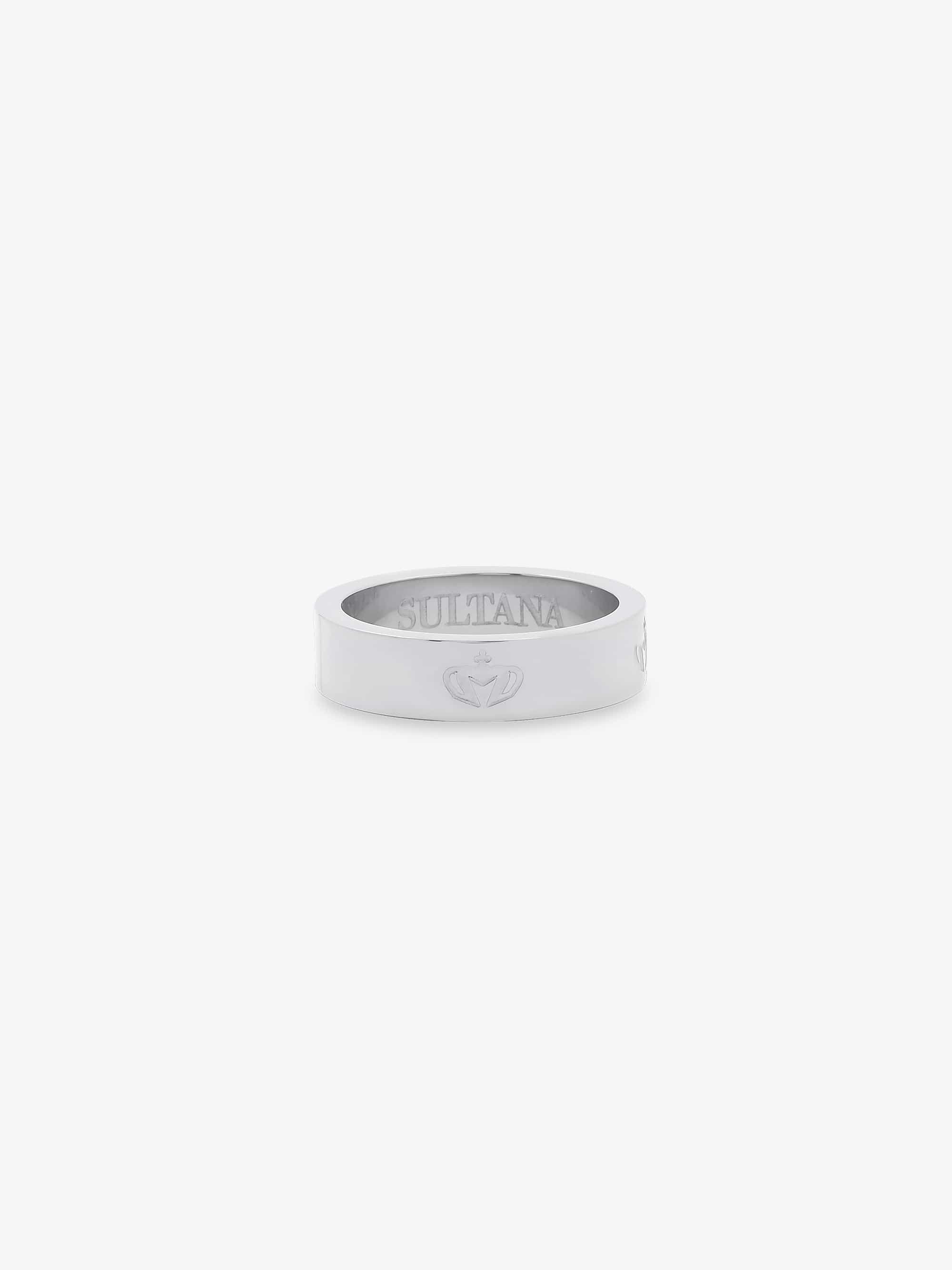 Sultana-Malta RINGS 3.tone Ring 6mm Silver