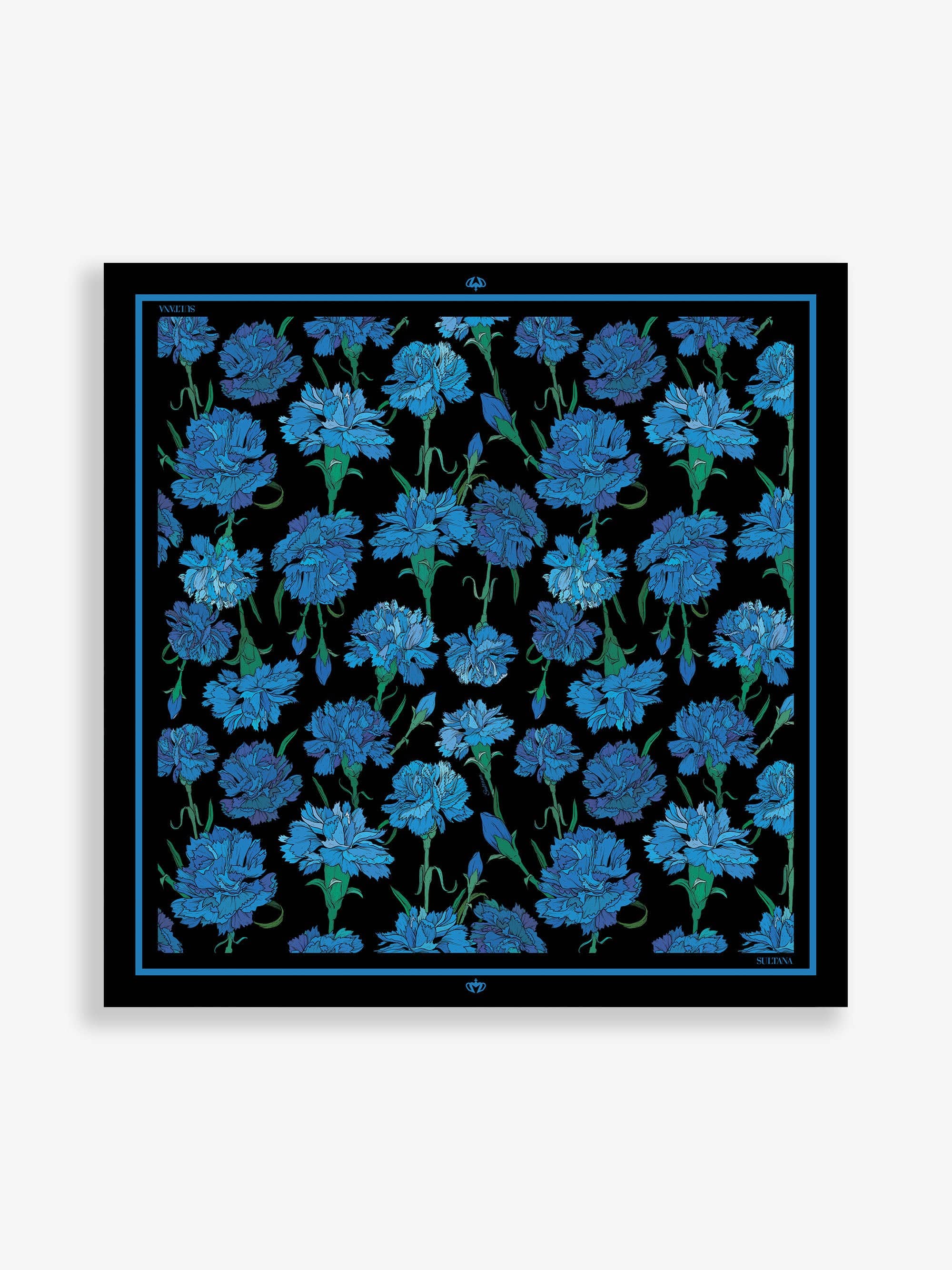 Sultana-Malta SCARVES Carnation Silk Scarf