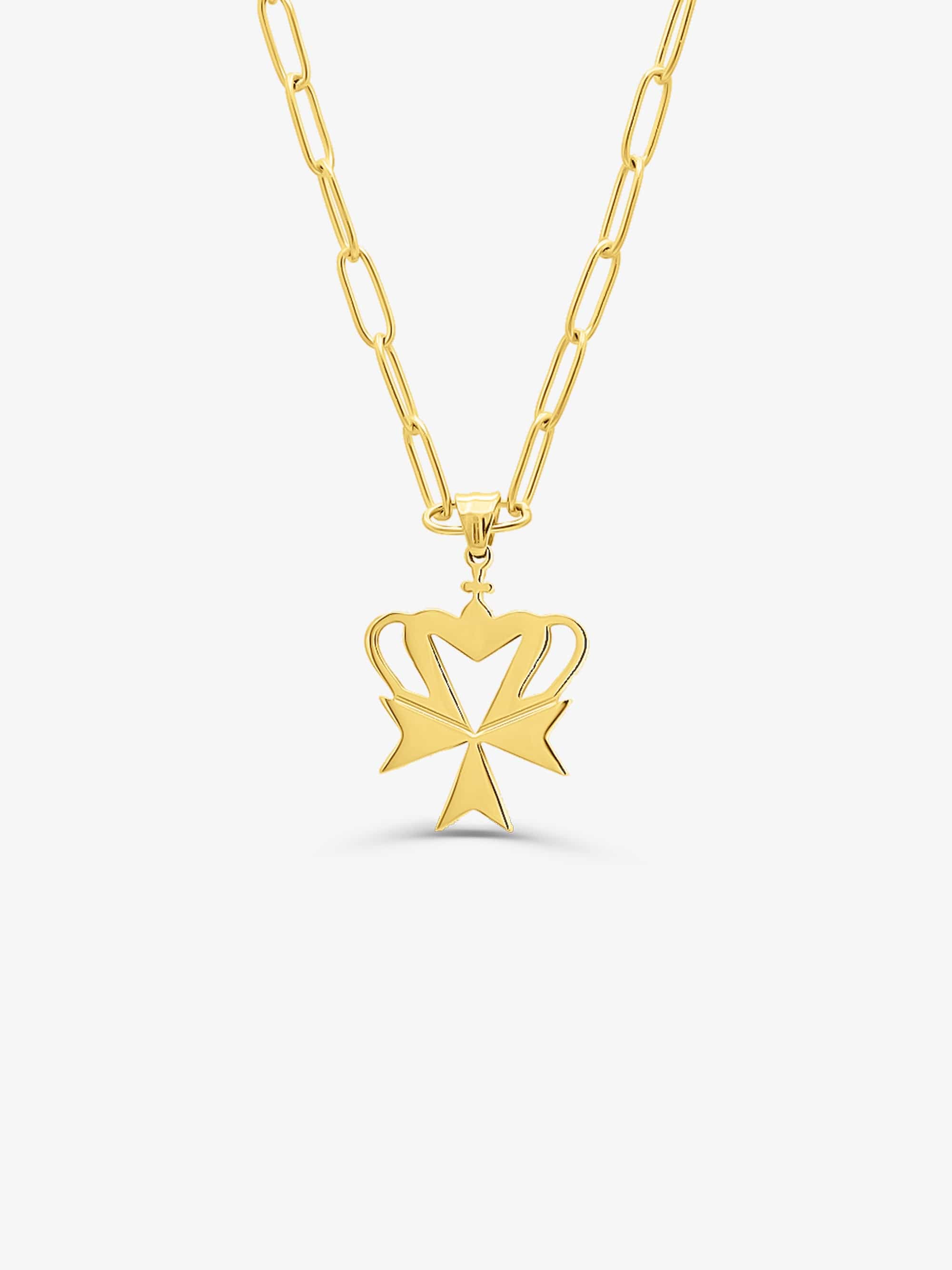 Sultana-Malta NECKLACES Crown Cross Necklace