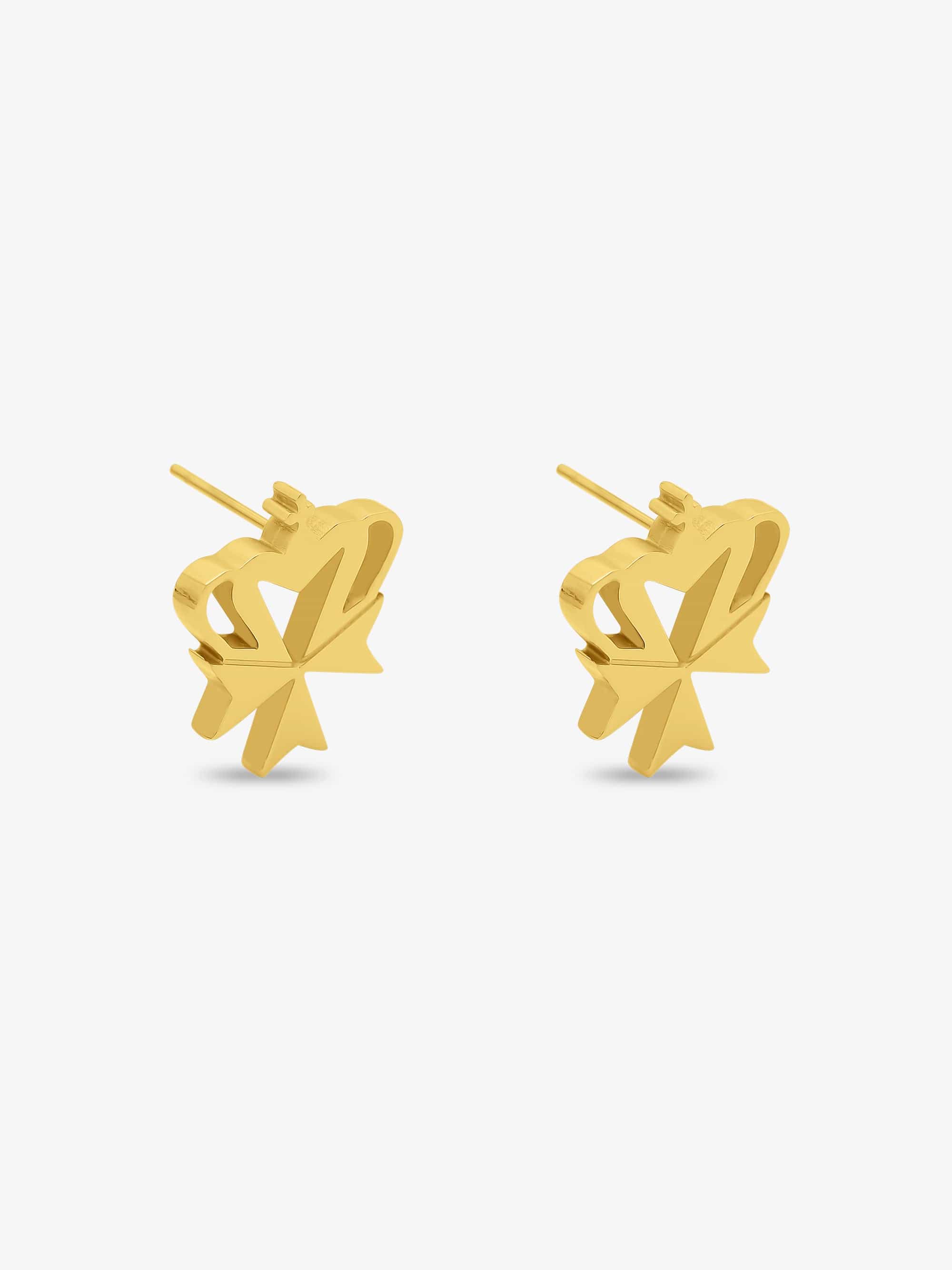 Sultana-Malta EARRINGS Crown Cross Stud Earrings