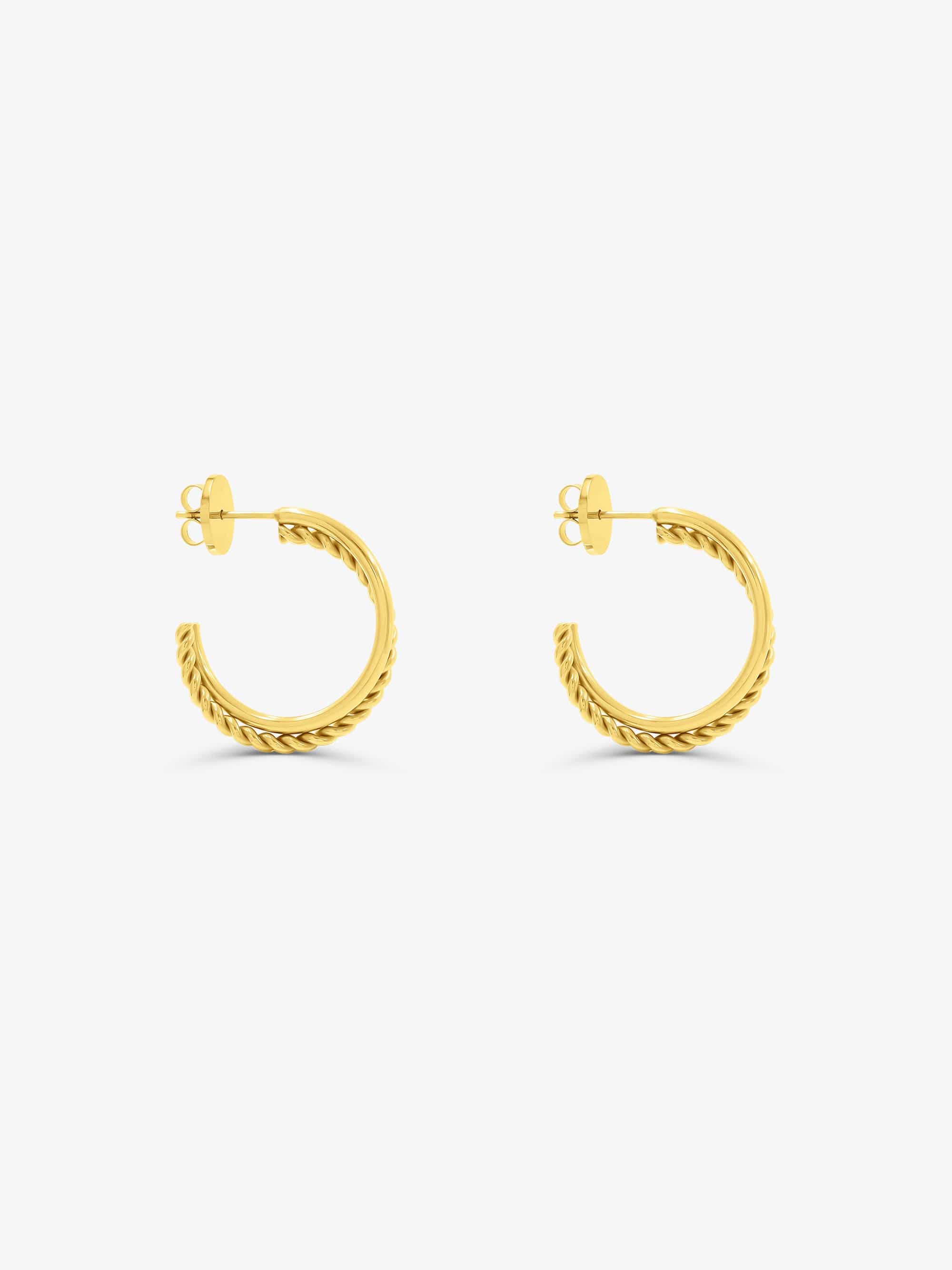 Sultana-Malta EARRINGS Double Rope Earrings