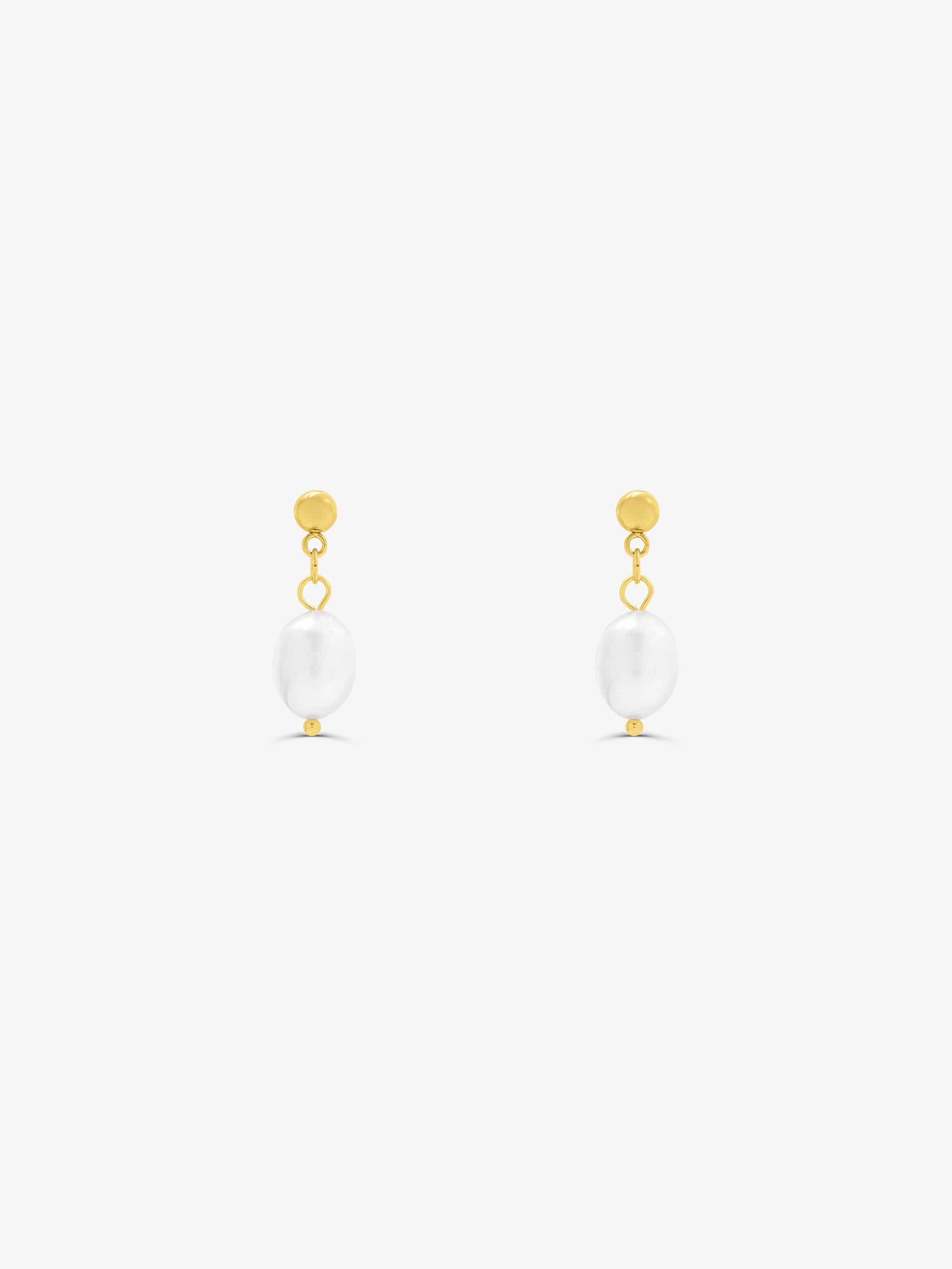 Sultana-Malta EARRINGS Fresh Pearl Stud Earrings