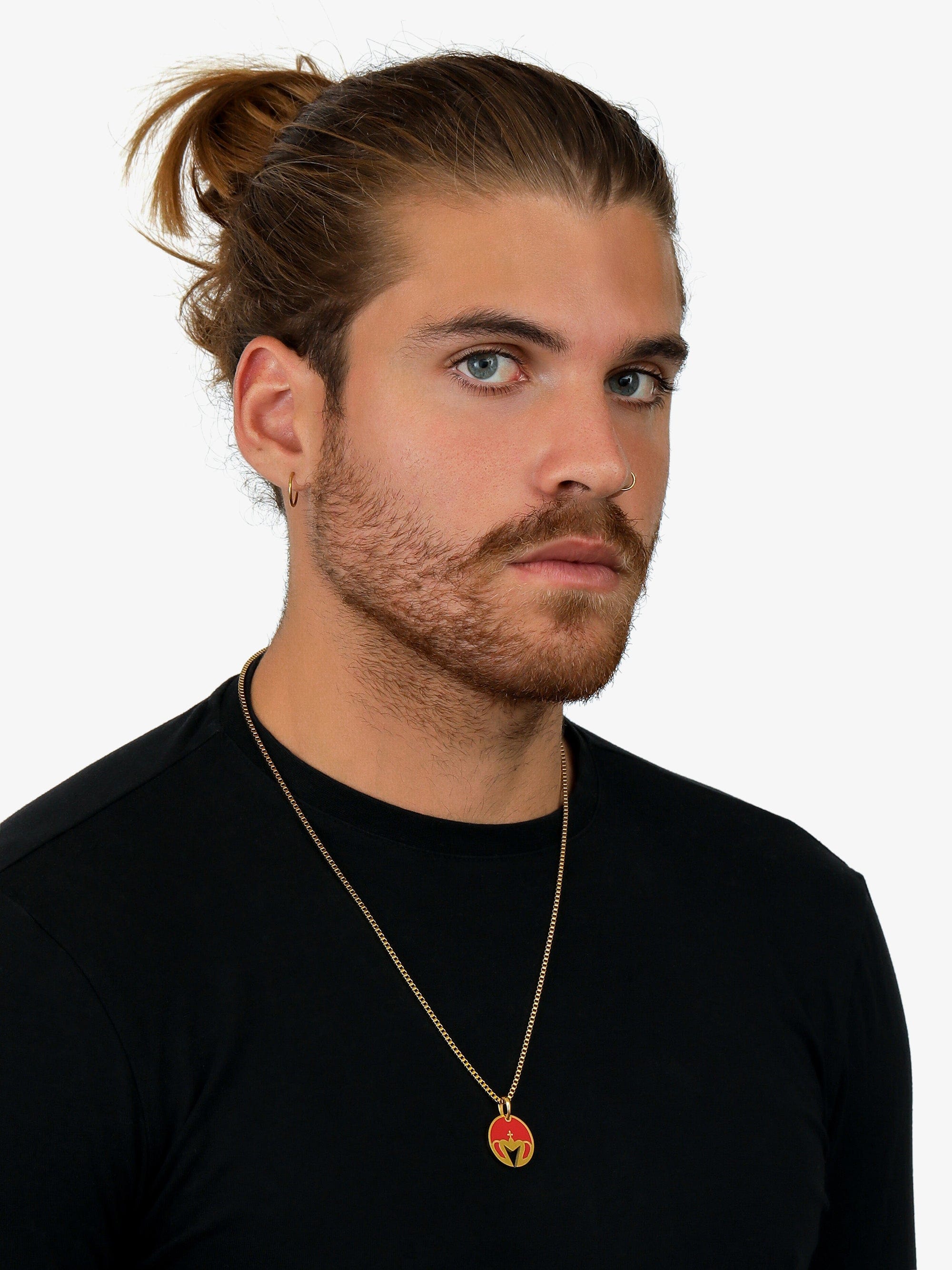 Sultana-Malta PENDANT Hoop Enamel Pendant Red