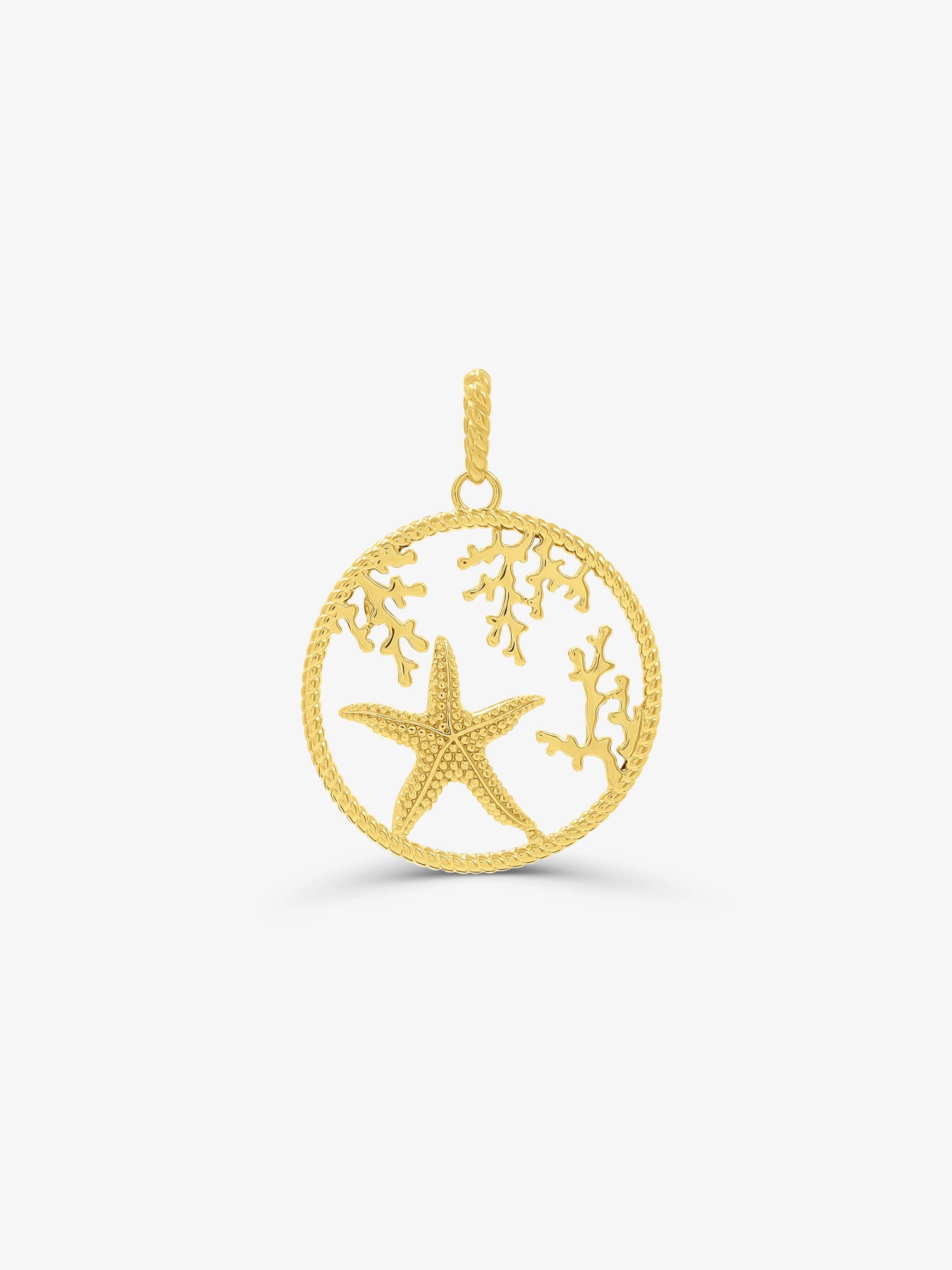 Sultana-Malta PENDANT Starfish & Coral Pendant
