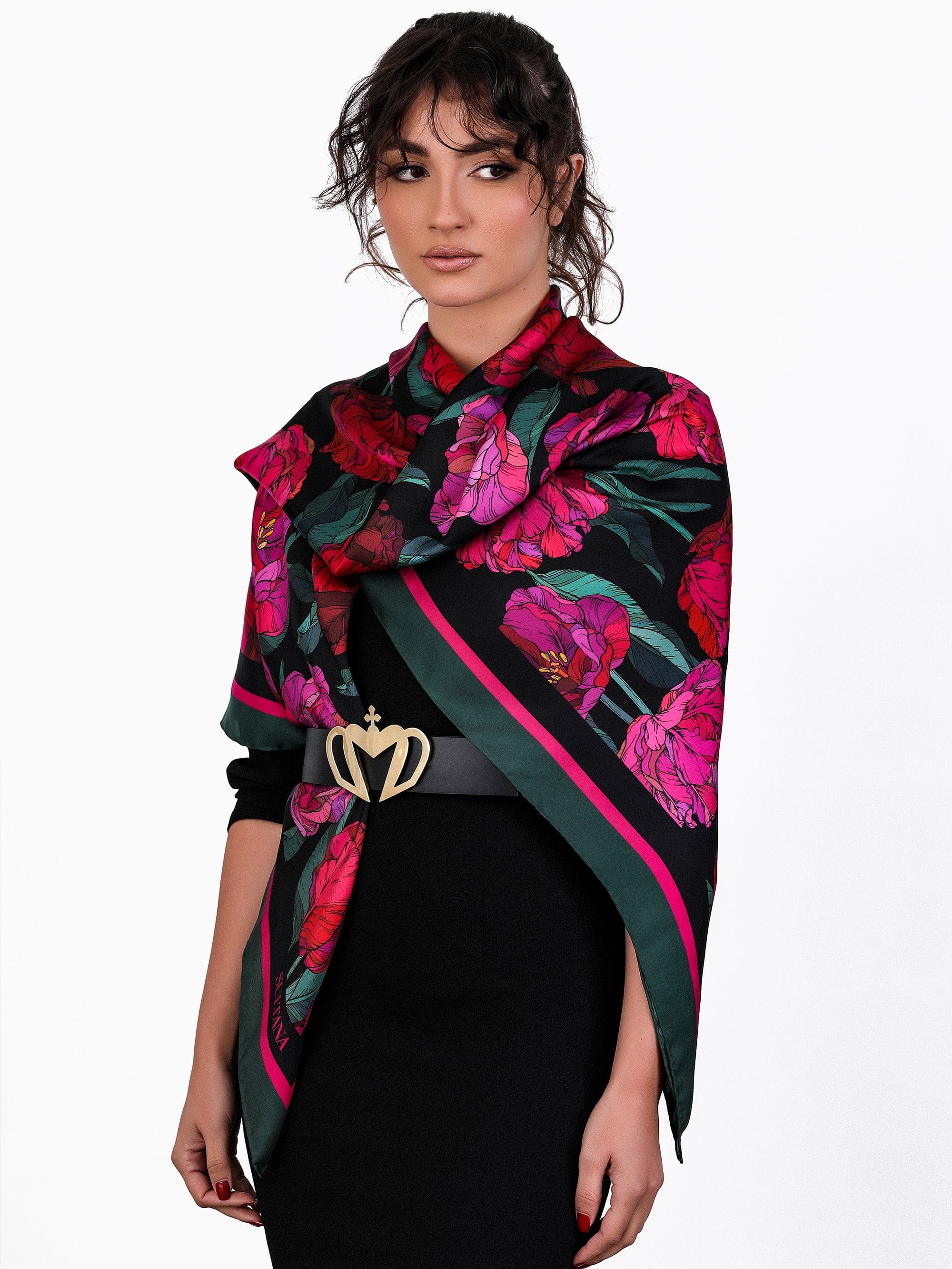 Sultana-Malta SCARVES Tulip Silk Scarf