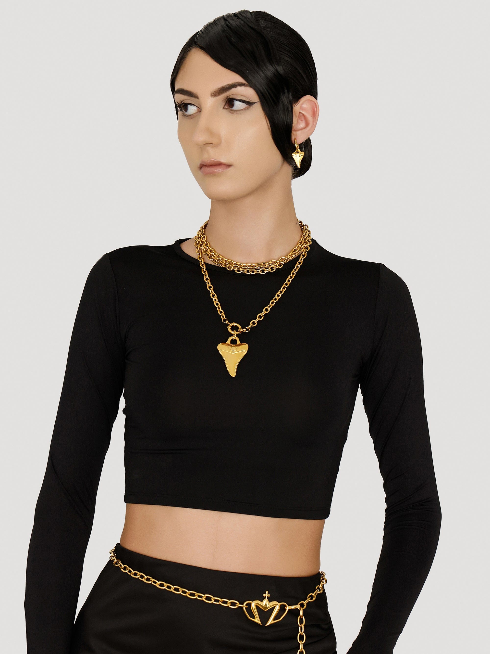 Sultana-Malta PENDANT XXL Shark Tooth Amulet