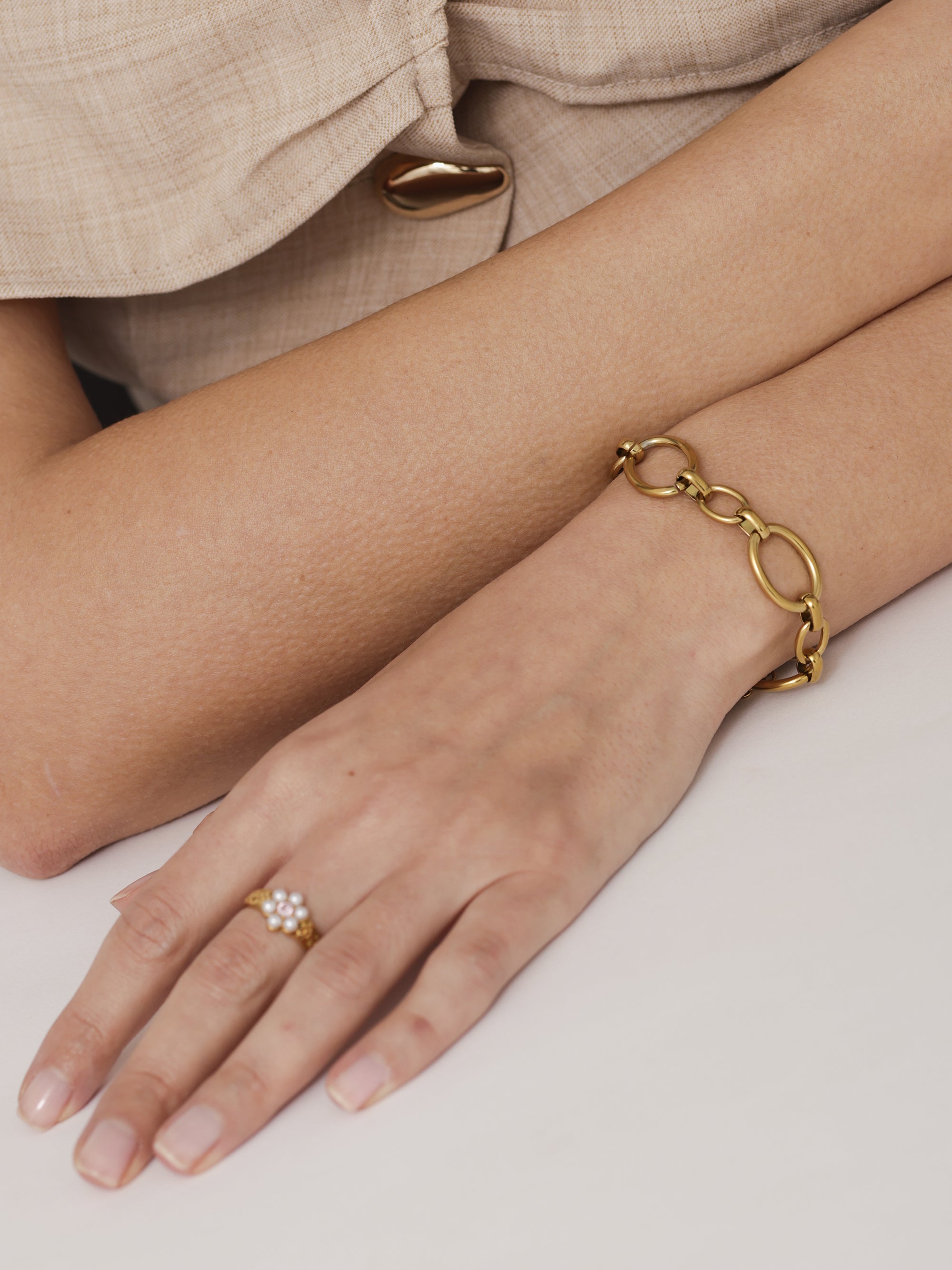 Chunky Oval Chain Bracelet