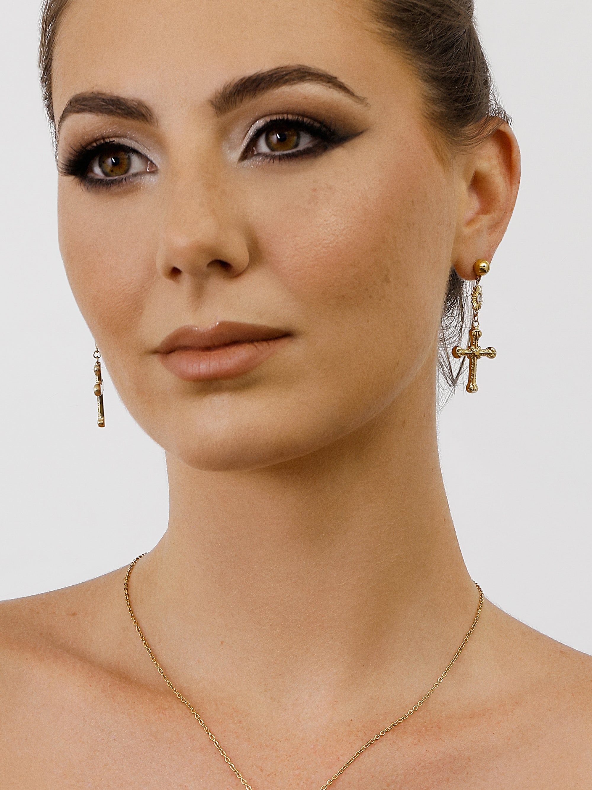 Aurelia Cross Earrings